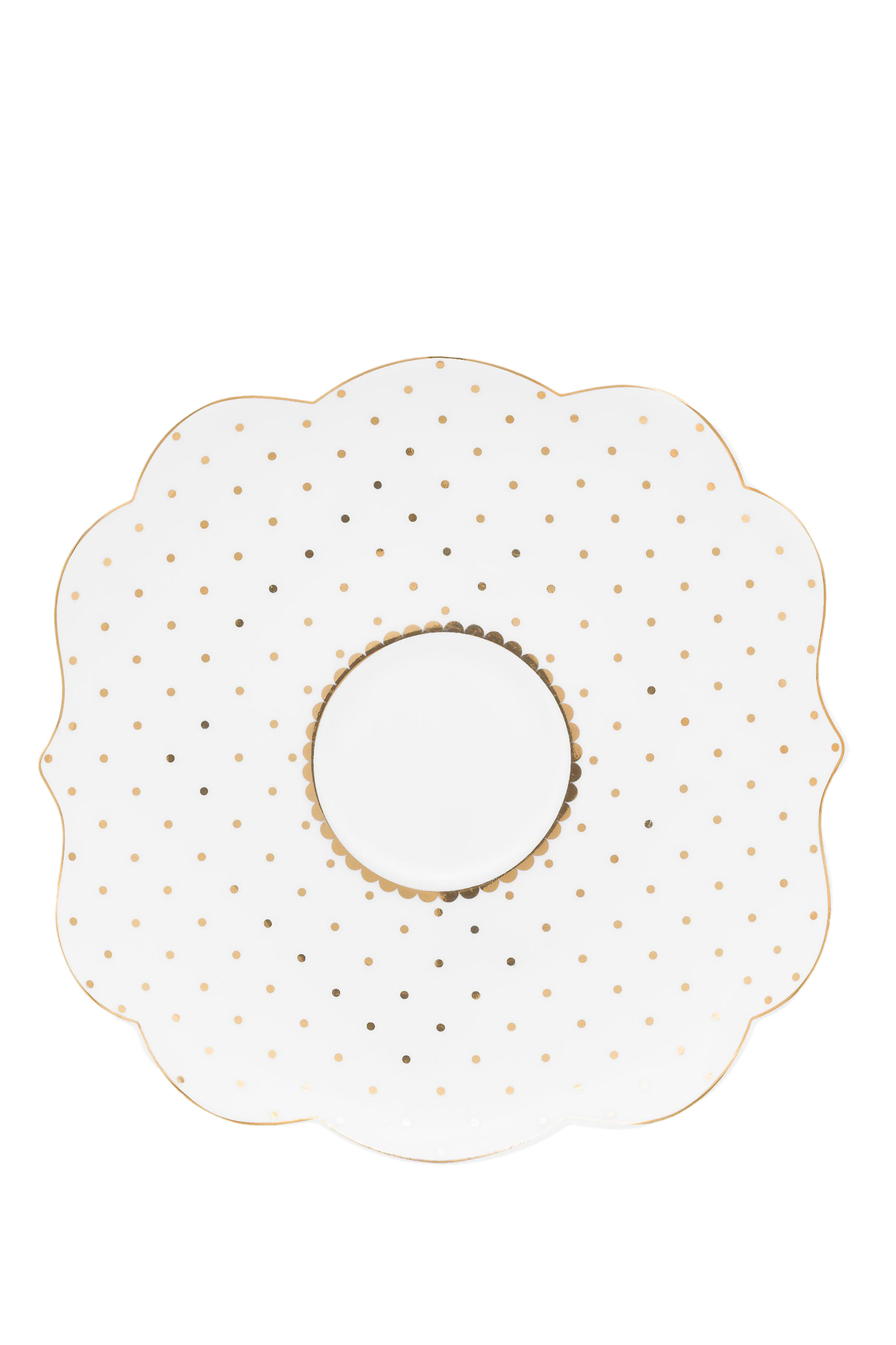 طبق وإبريق إسبريسو رويال وايت