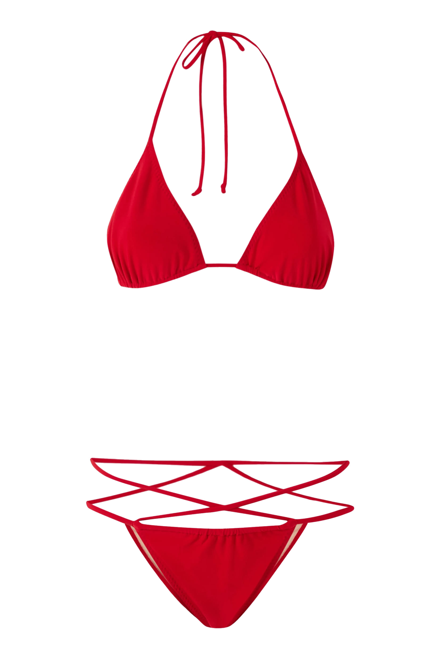 طقم بيكيني بتصميم متقاطع