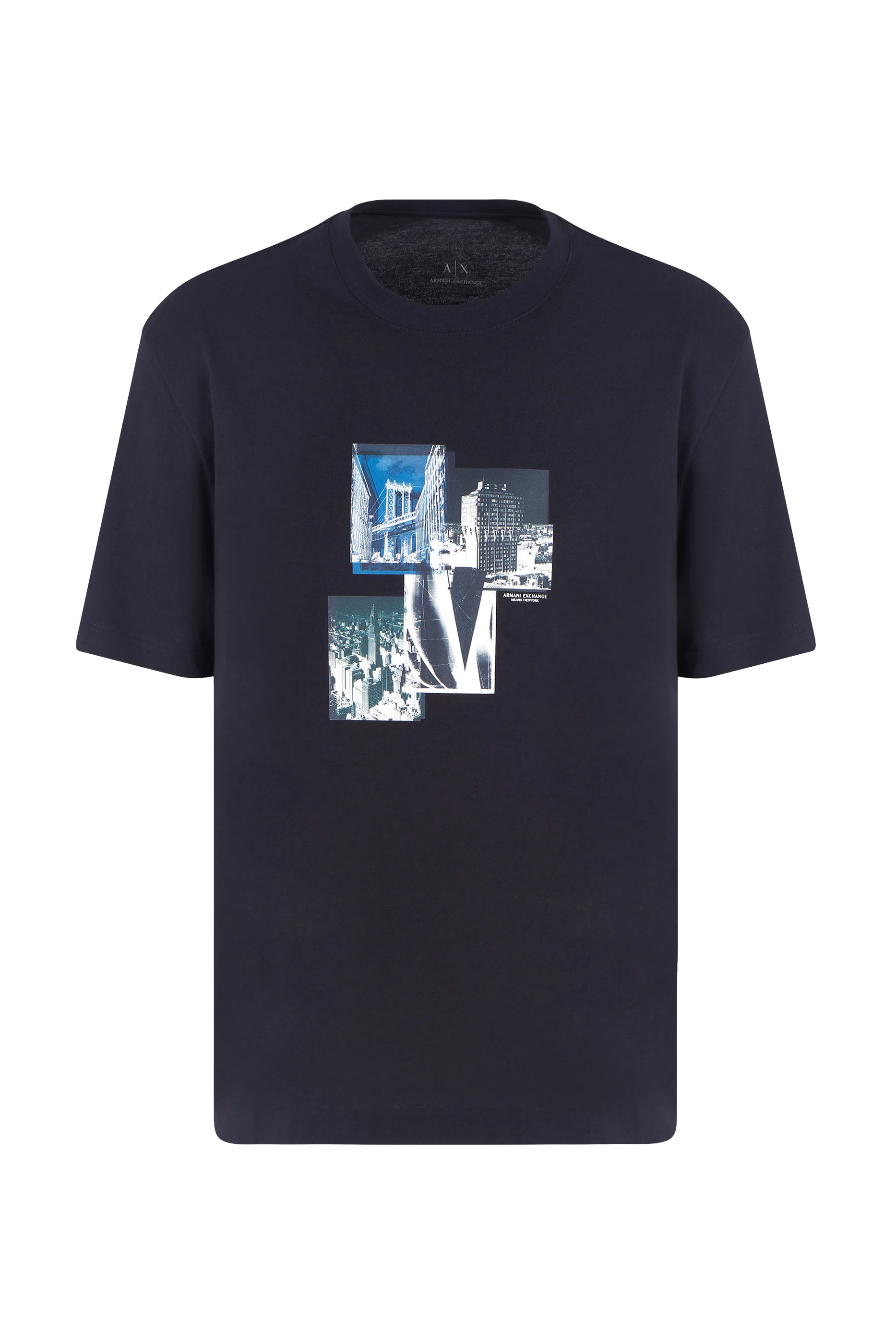 تيشيرت بقصة عادية بطبعة صورة