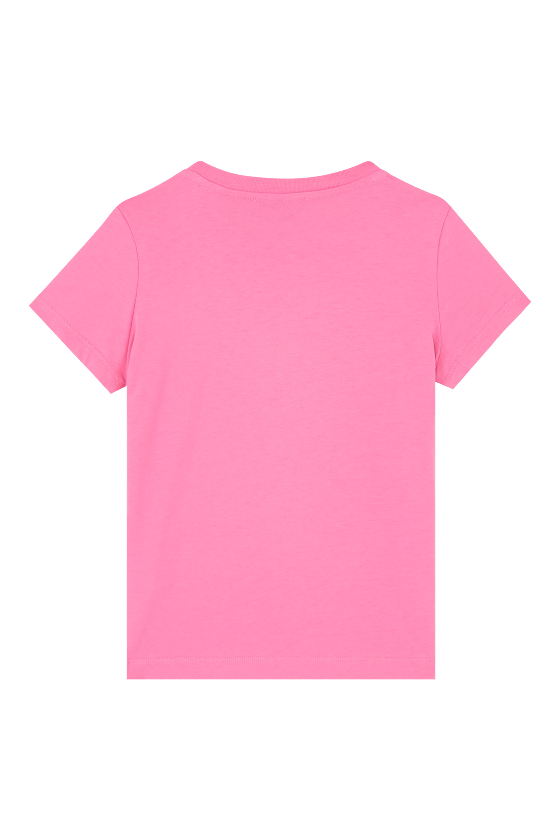 تيشيرت بطبعات سمكة وشعار الماركة للأطفال