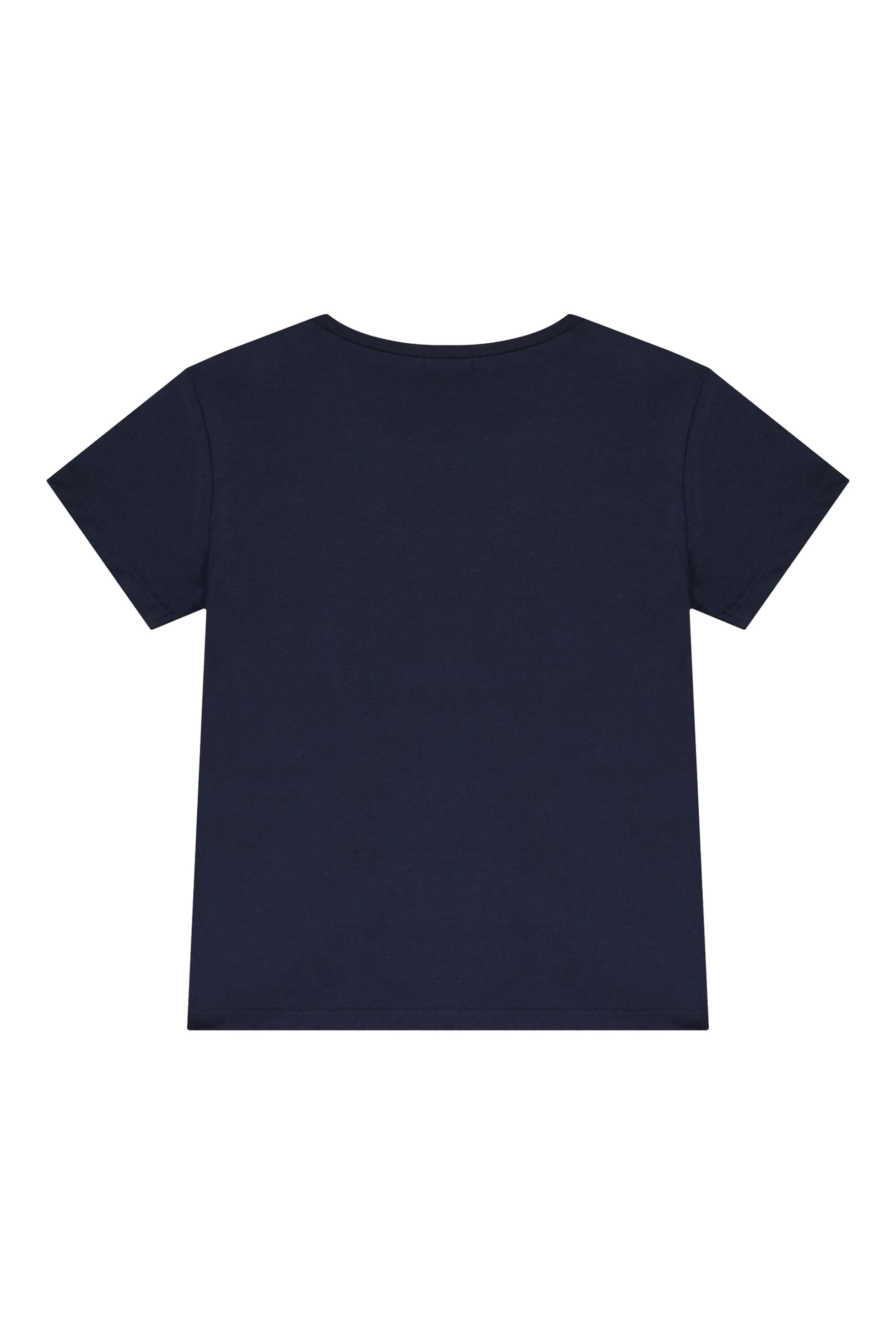 تيشيرت بنقشة قلب وشعار الماركة للأطفال