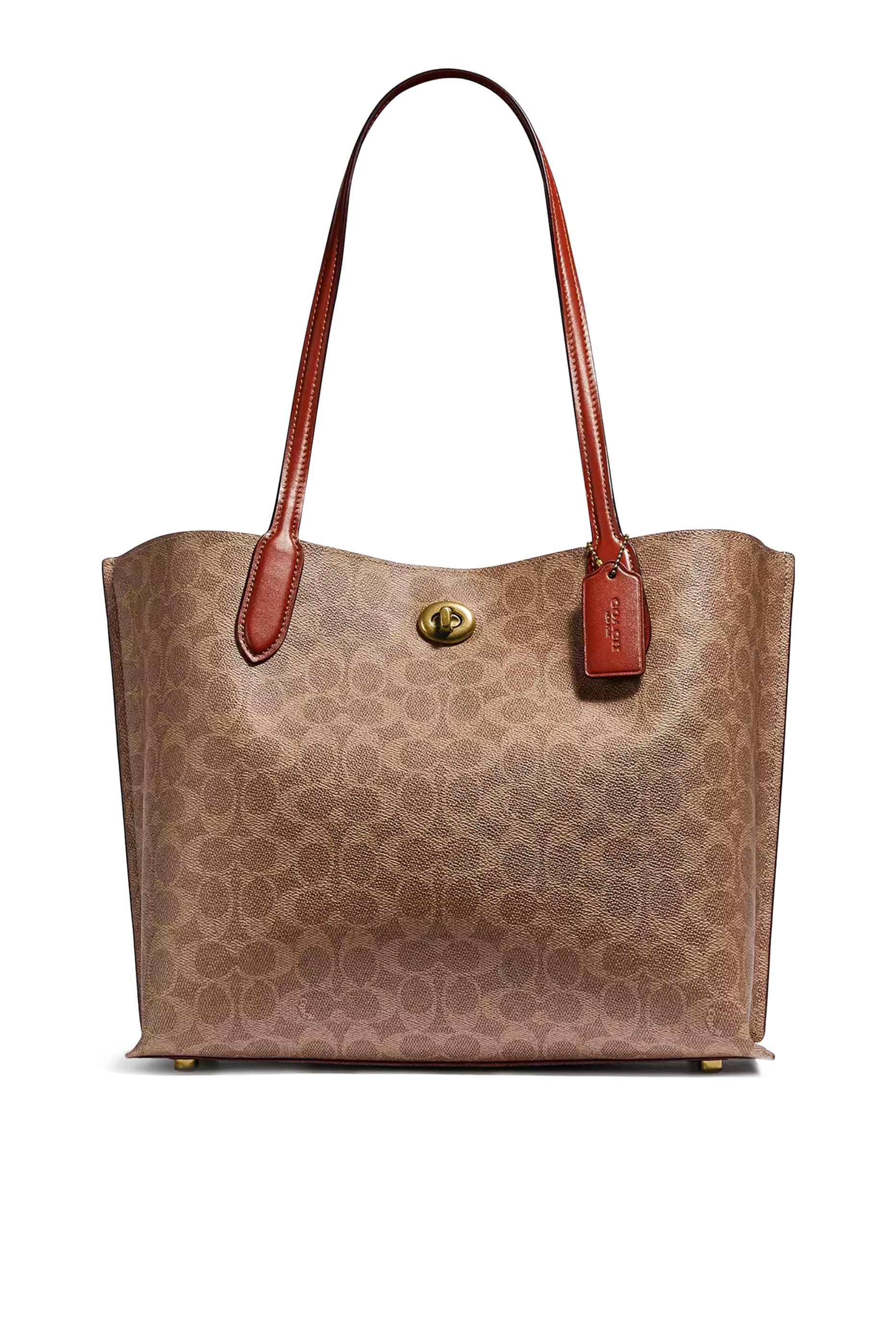 حقيبة يد ويلو قنب بنقشة شعار الماركة