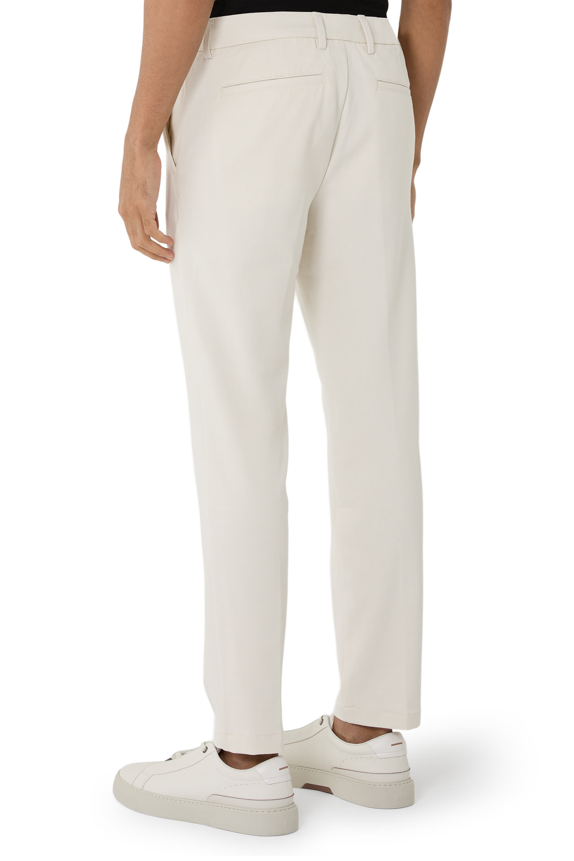 بنطال هيرنج بون لامع بقصة ضيقة