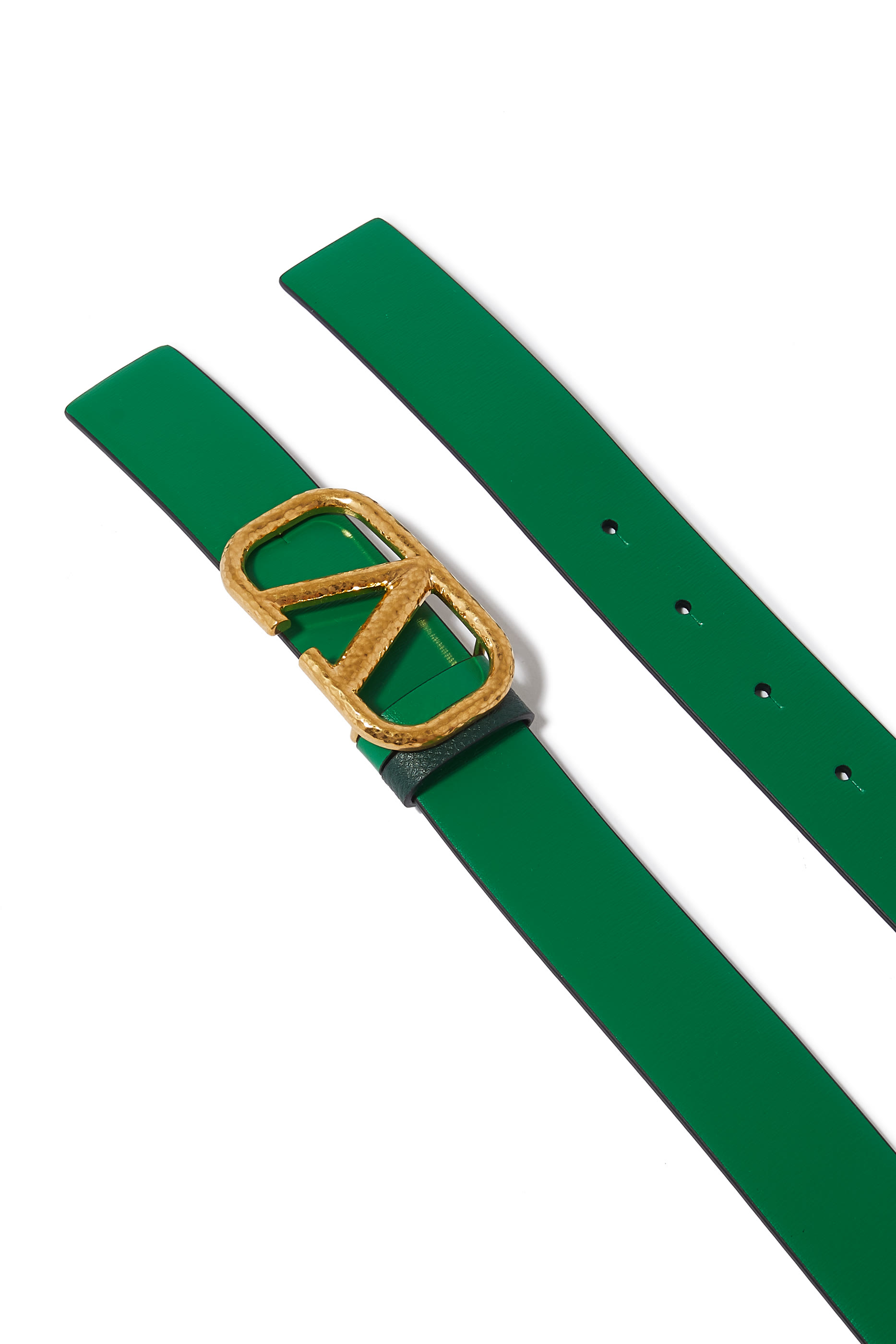 حزام فالنتينو غارافاني بإبزيم شعار الماركة