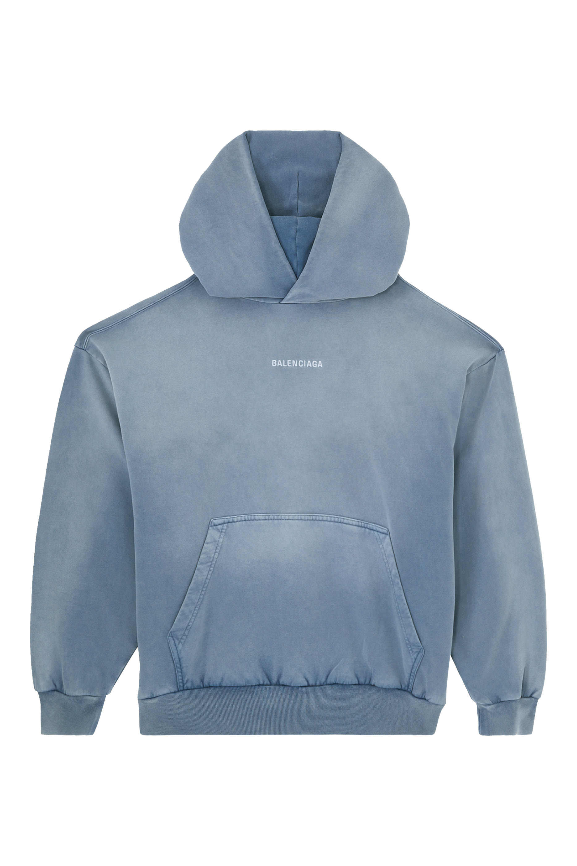 هودي باهت للجنسين بشعار الماركة