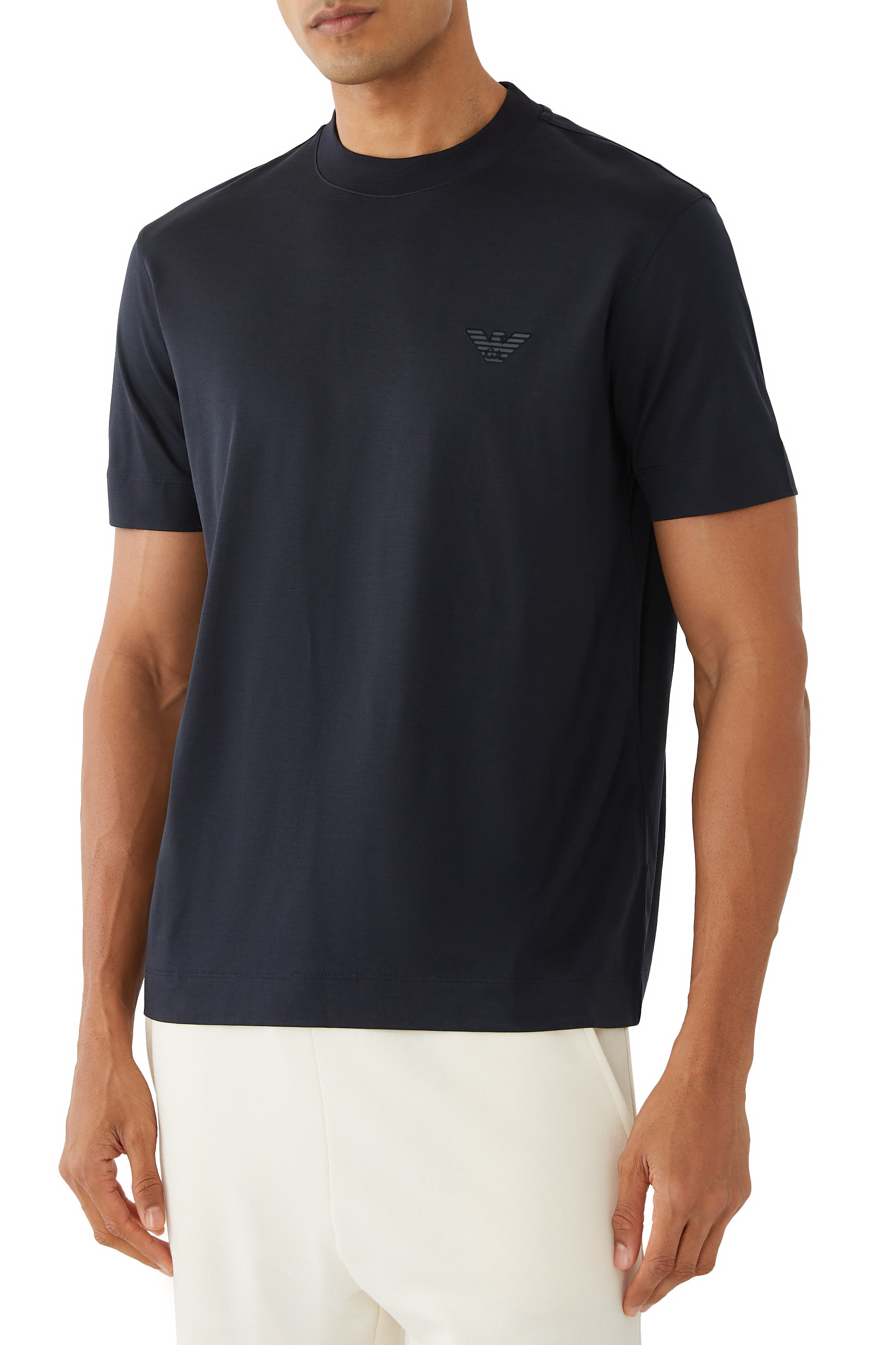 تيشيرت بشعار الماركة اللامع جيرسيه