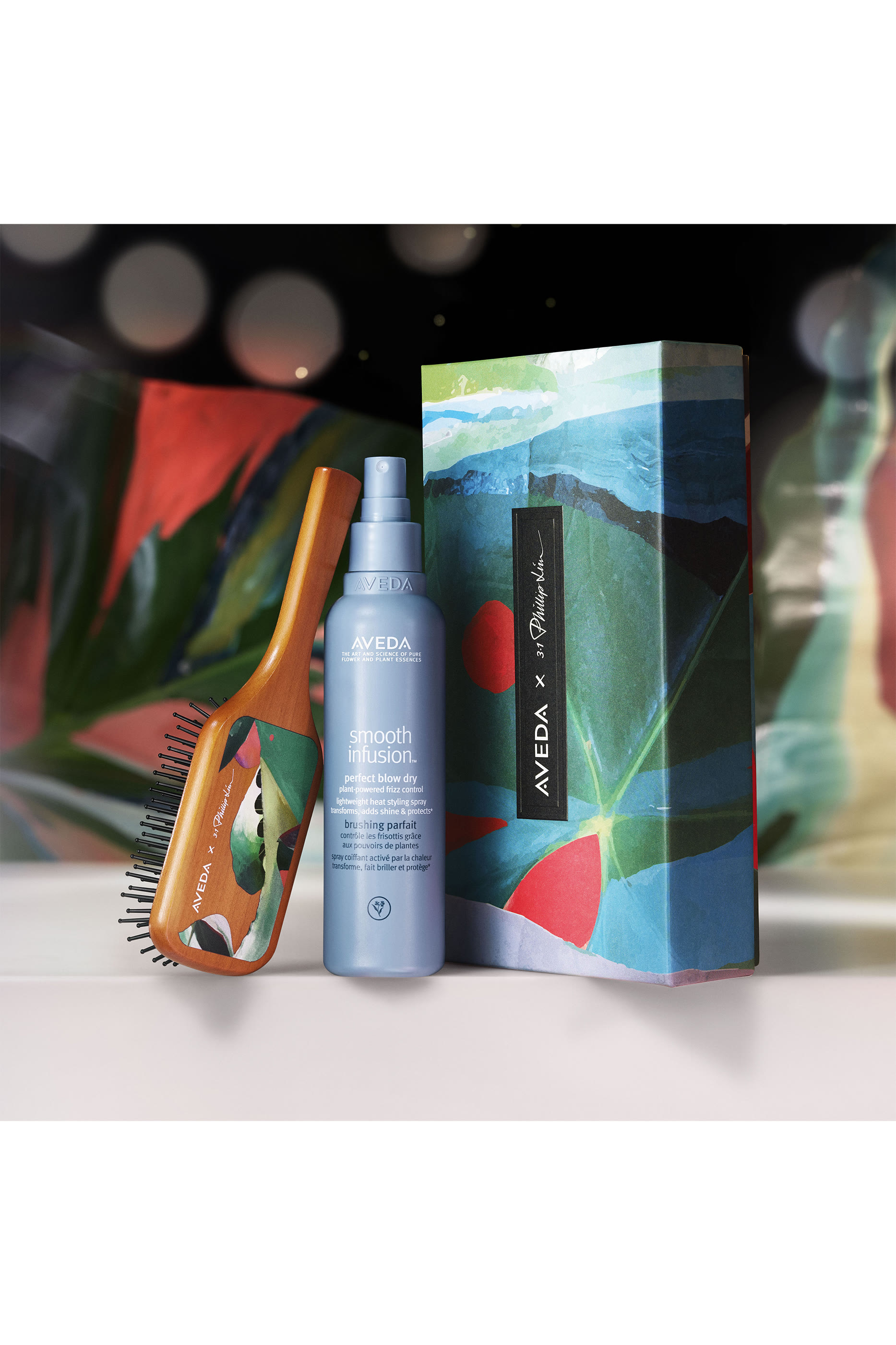 مجموعة هدايا ثنائية بخاخ سنوث انفيوجن لتجفيف الشعر بالمجفف بشكل مثالي، 2 قطع