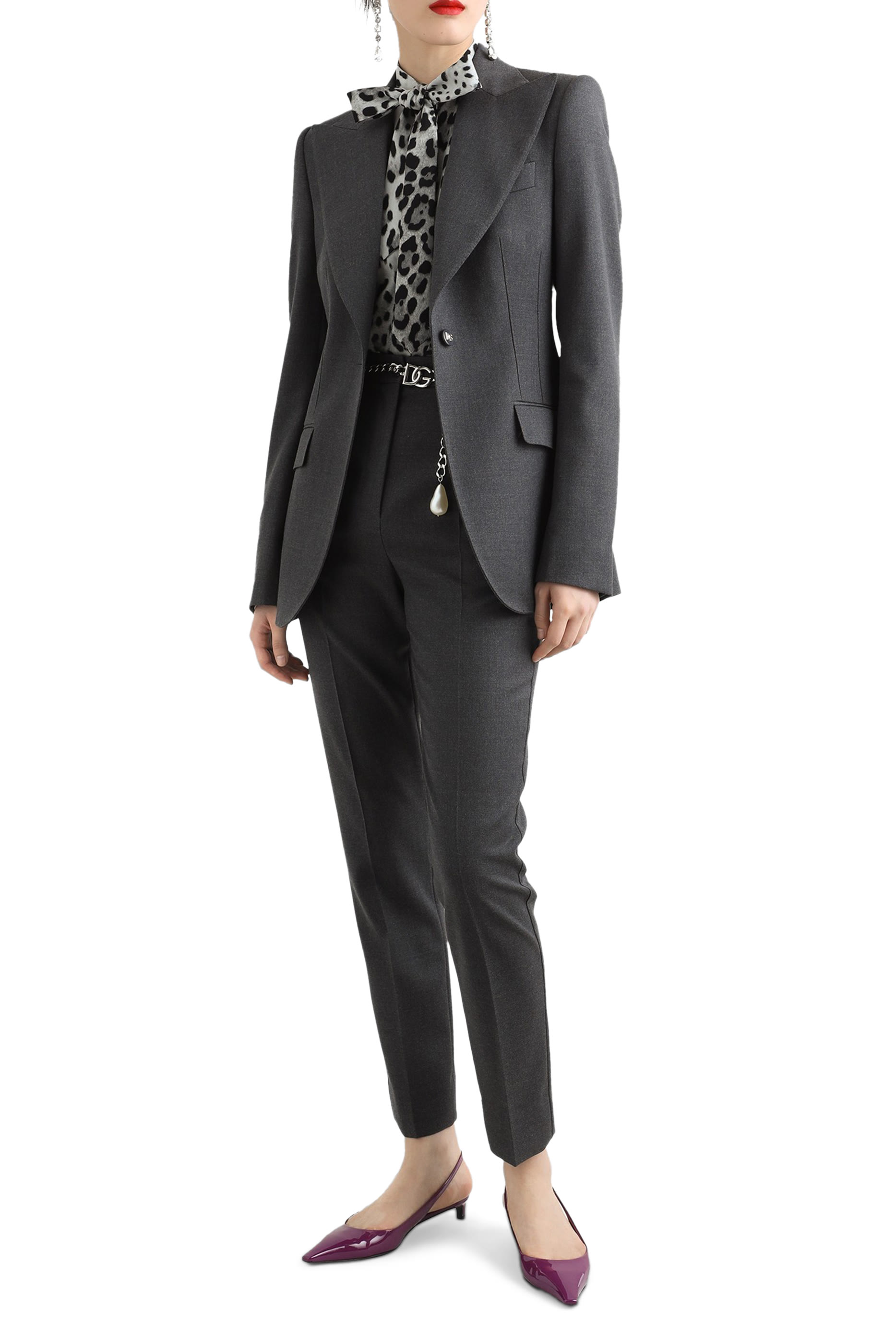 جاكيت تورلينغتون بصف أزرار صوف