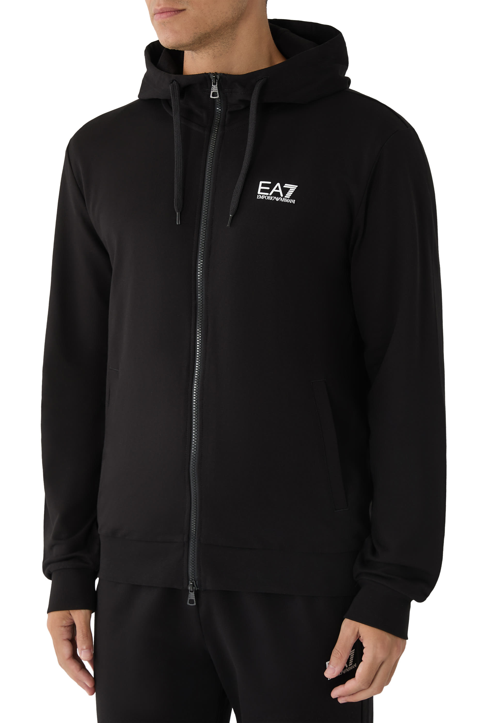 هودي بسحاب وشعار الماركة قطن