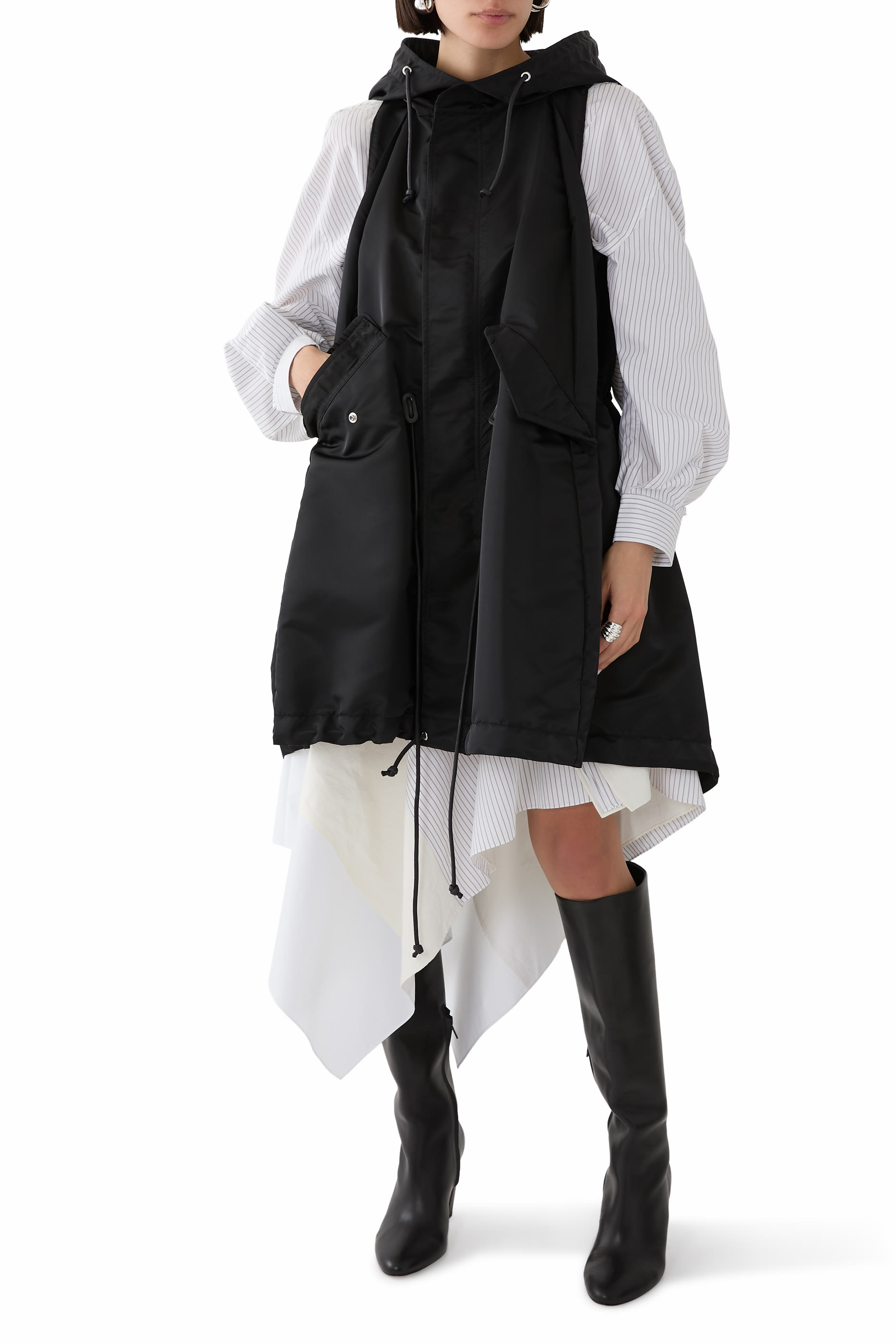 فيست بتصميم هودي نايلون تويل