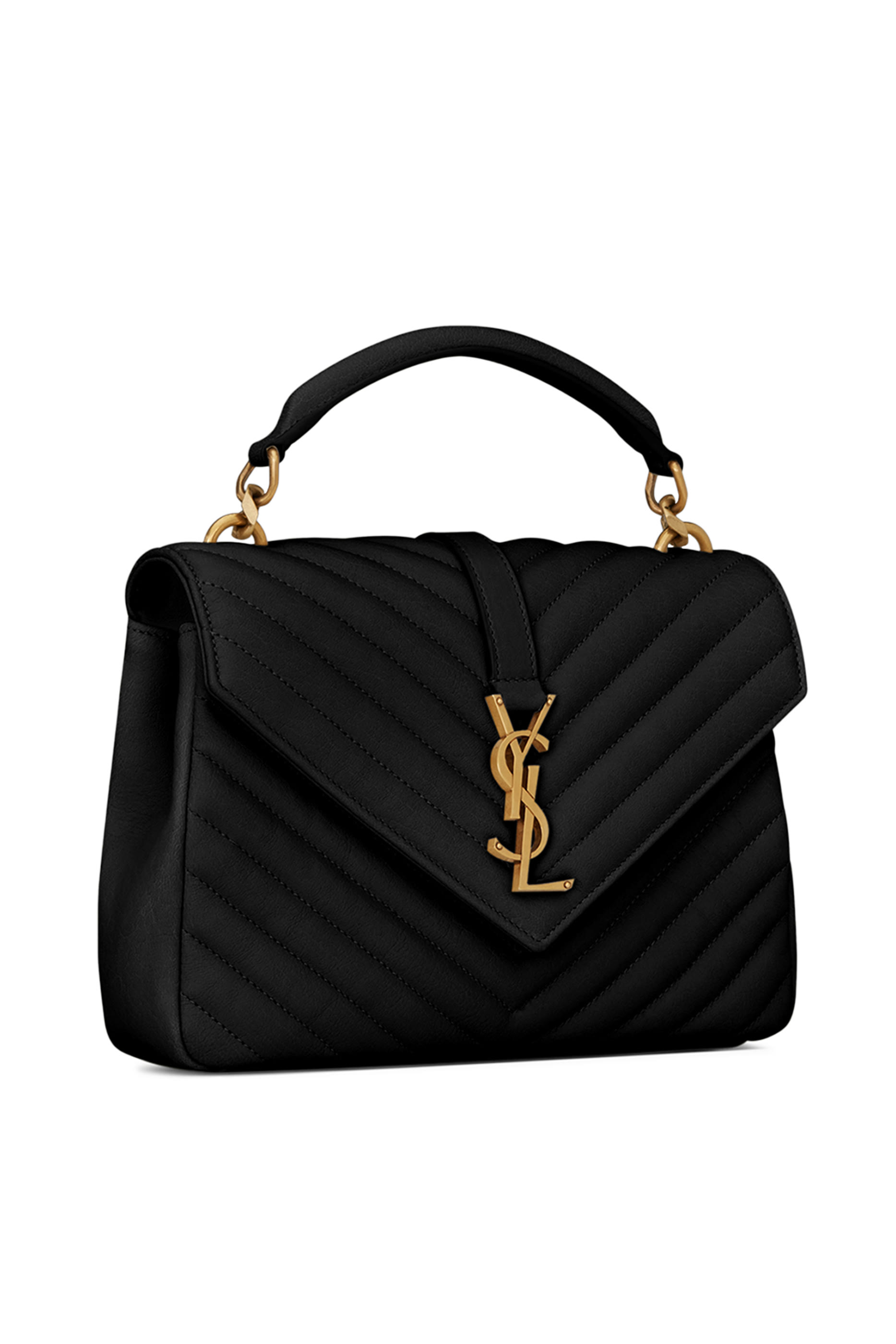 حقيبة كوليج متوسطة جلد مبطن