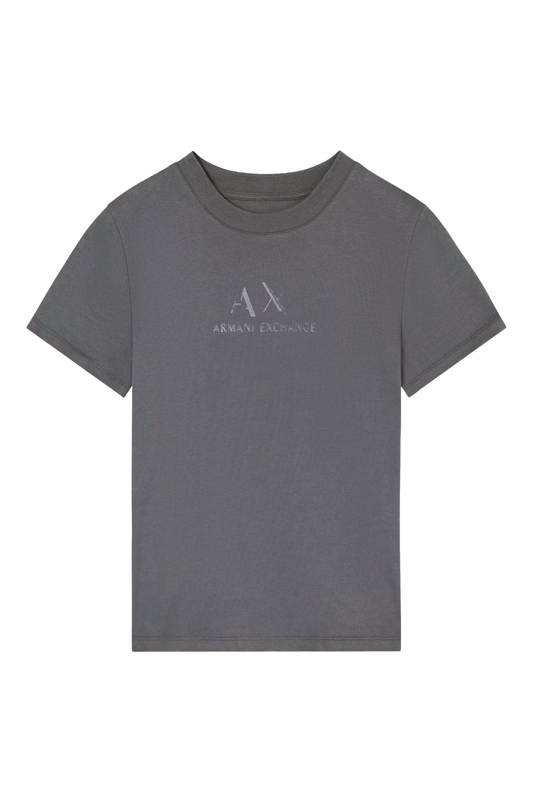 تيشيرت بقصة عادية بشعار الماركة