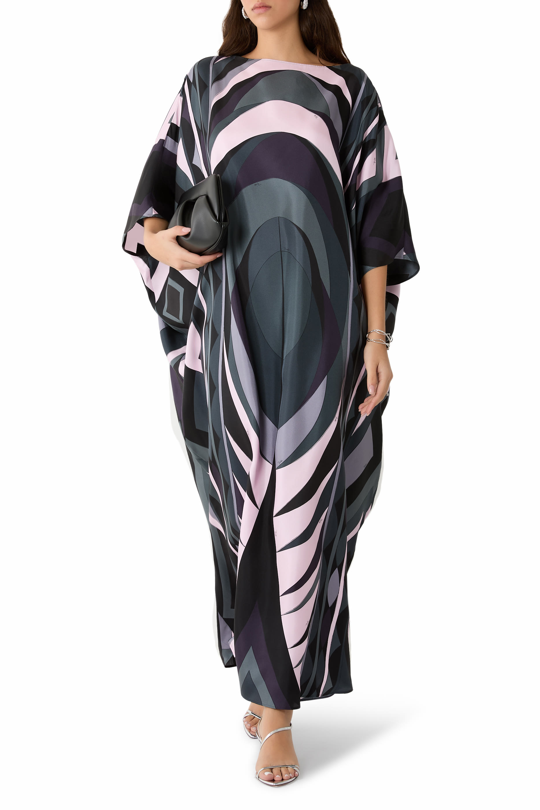 قفطان بنقشة حرير