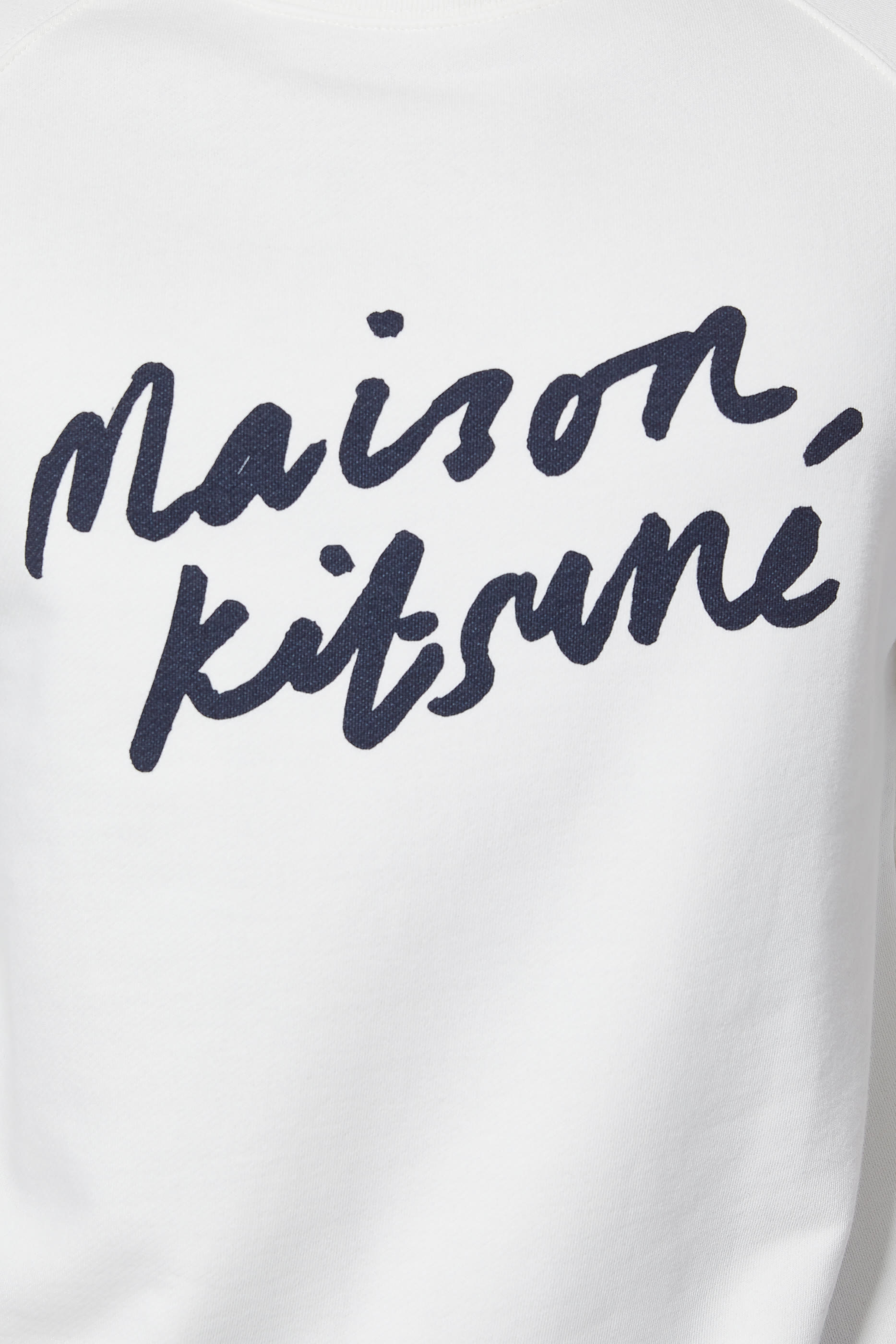 سويت شيرت بشعار الماركة مكتوب باليد