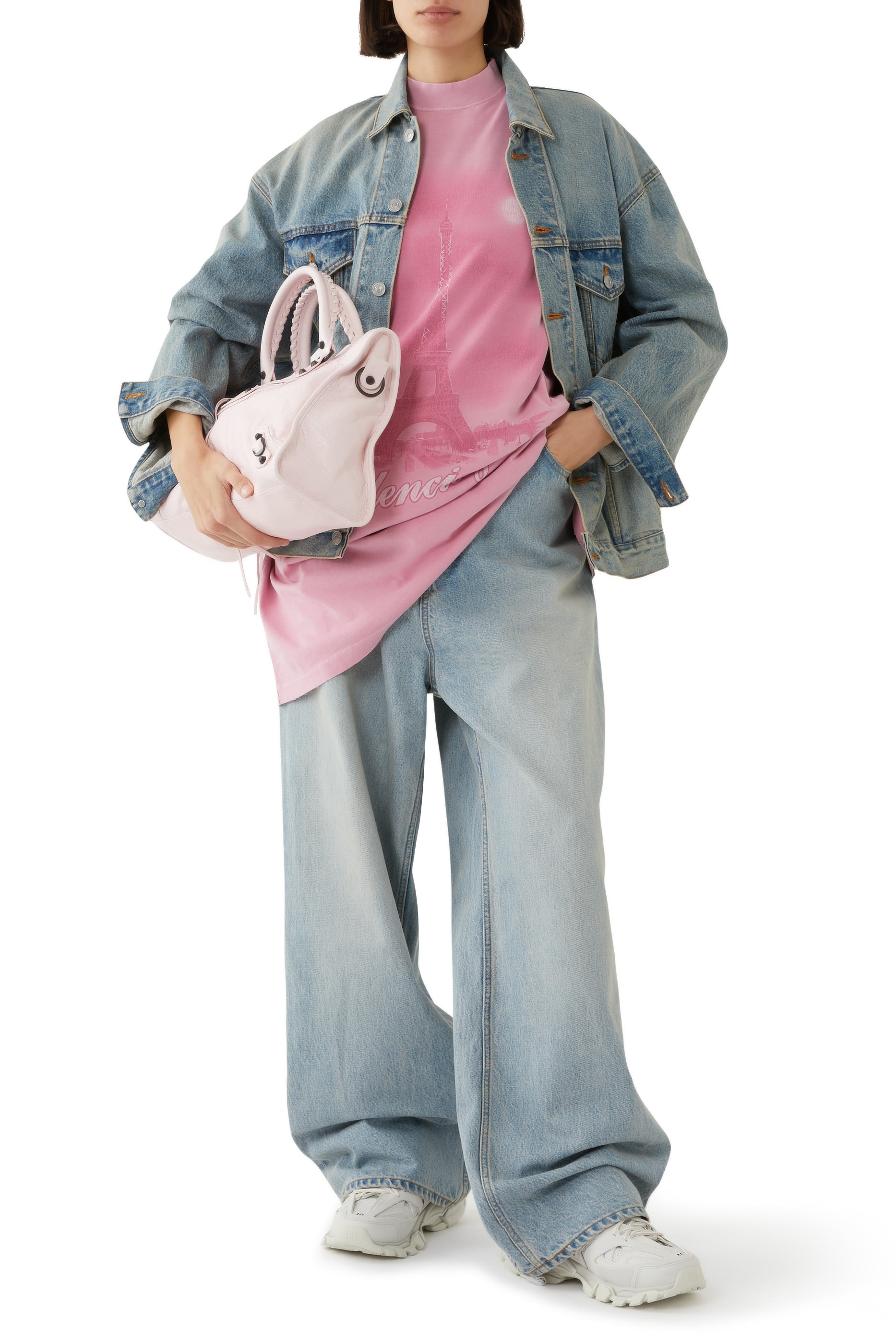 تيشيرت باريس مون بقصة واسعة