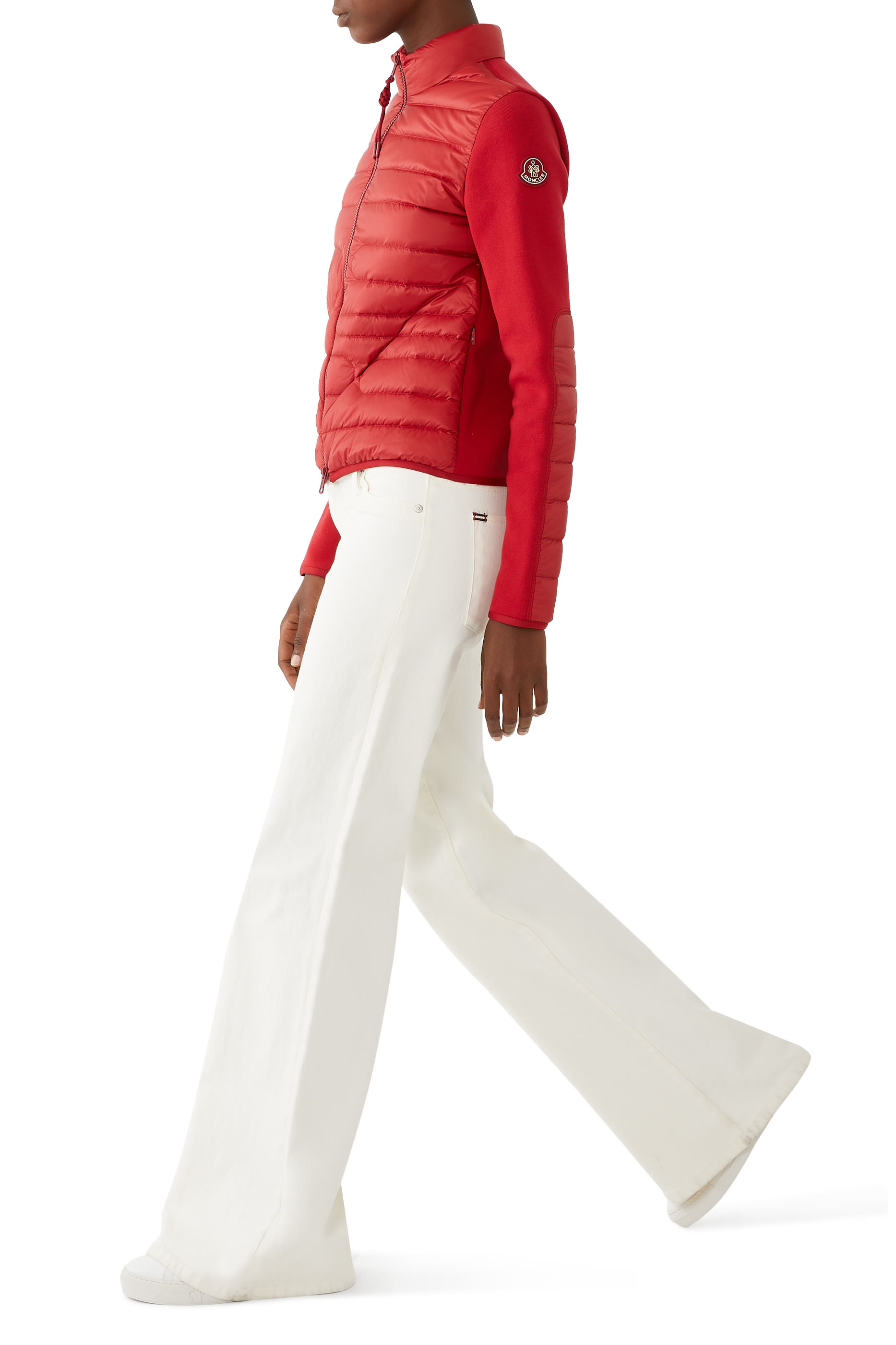 كارديغان جلد مبطن بنقشة جلد ثعبان