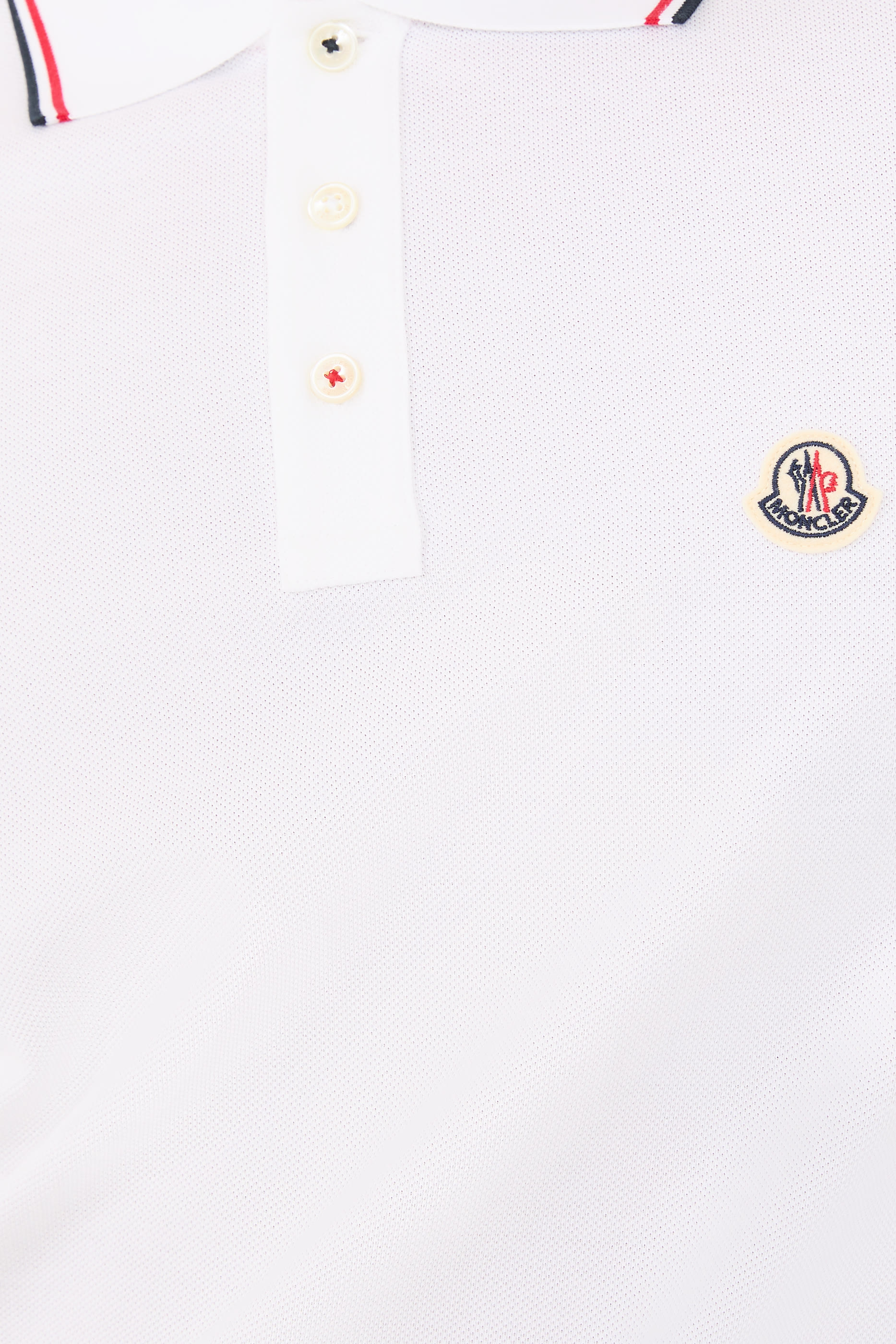 قميص بولو بحواف بثلاث ألوان قطن بيكيه