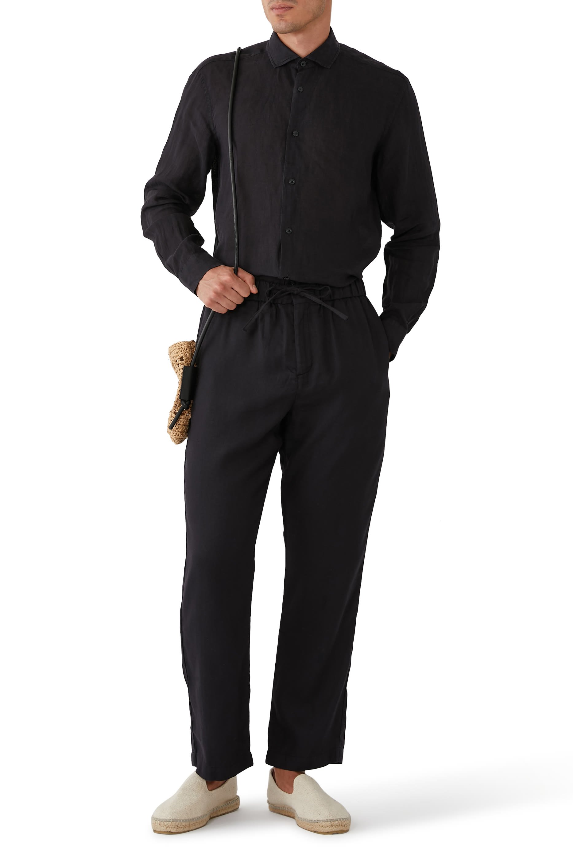 بنطال أوسكار كتان