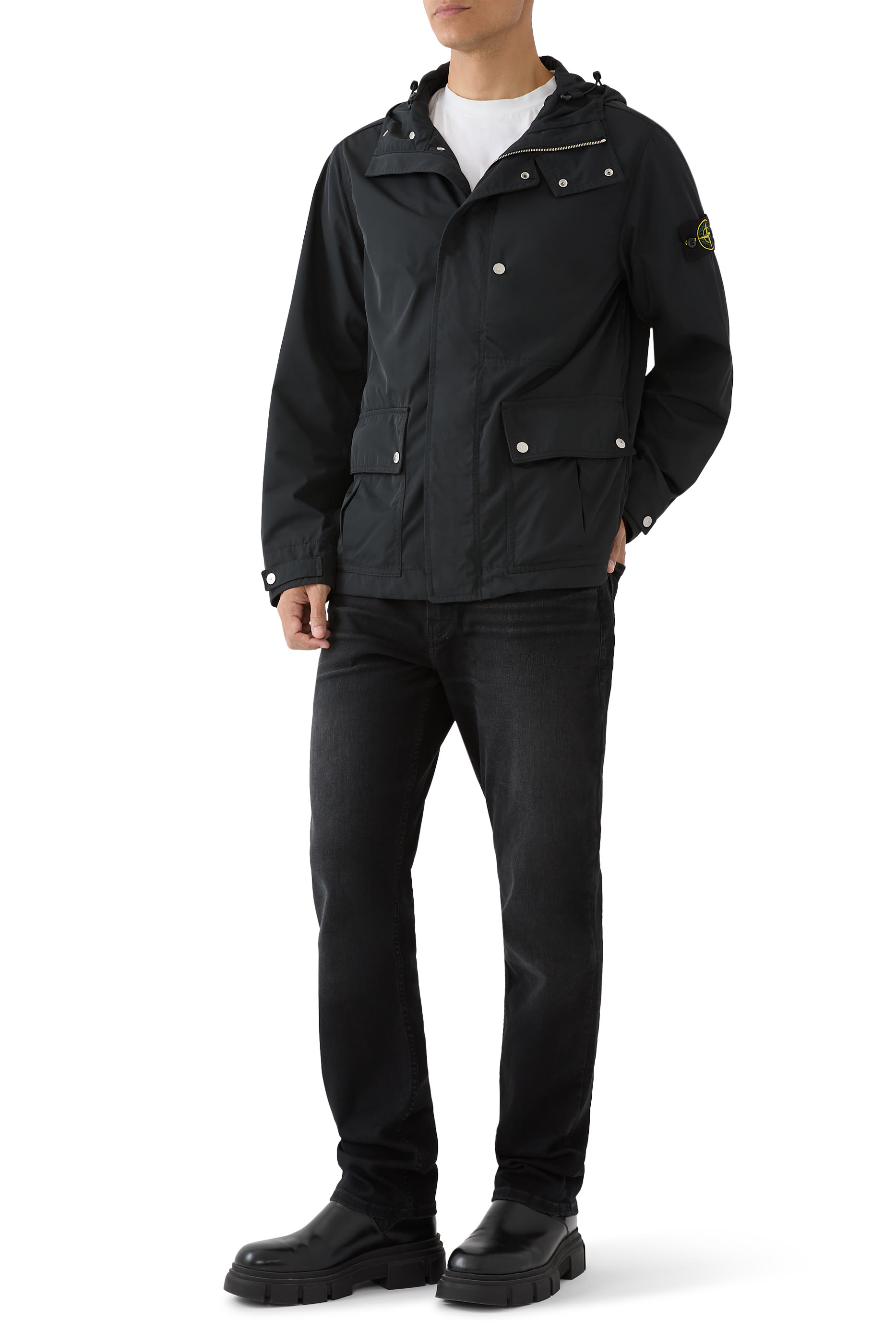 جاكيت بغطاء للرأس ميكرو تويل