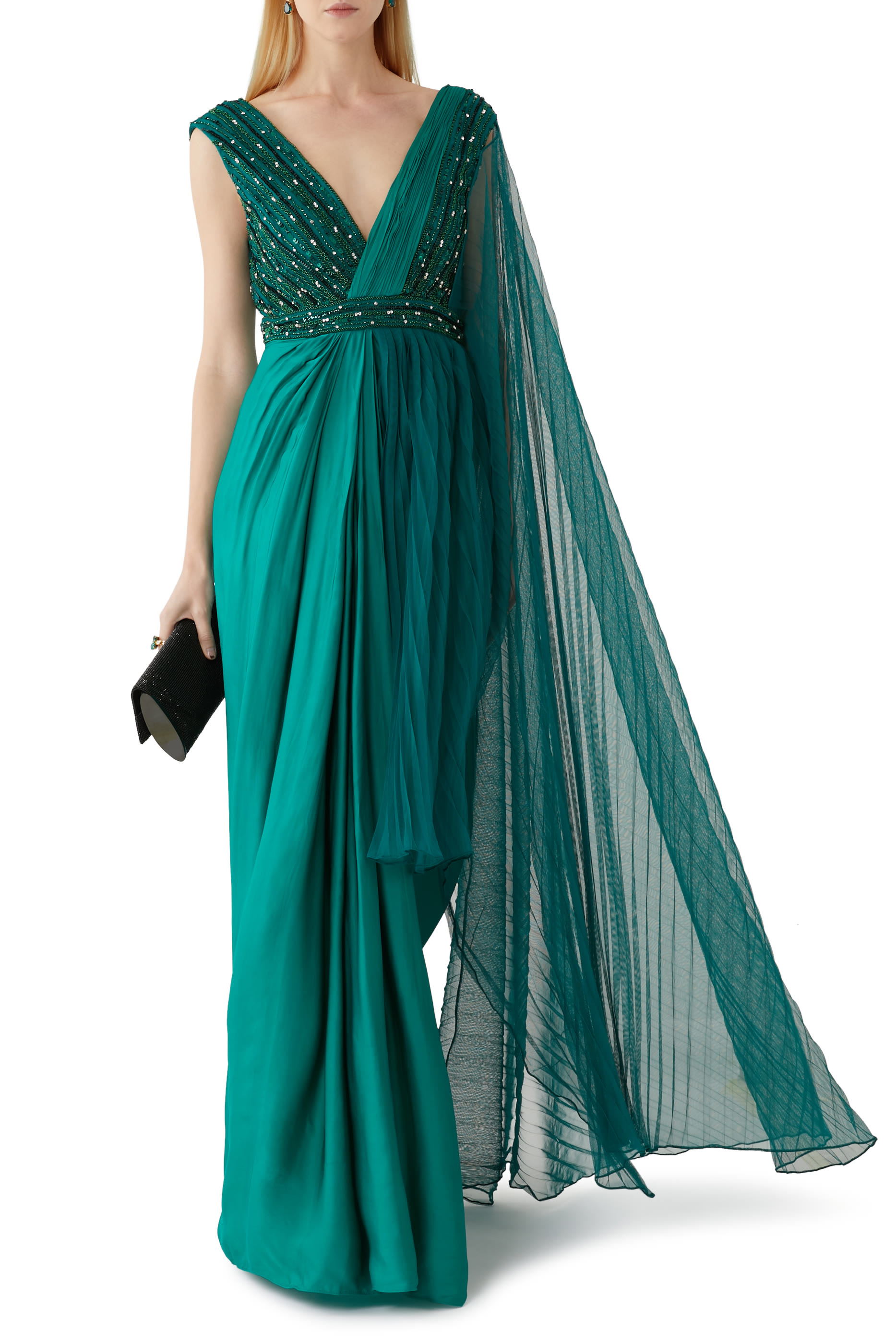 فستان سهرة أنيا ساري