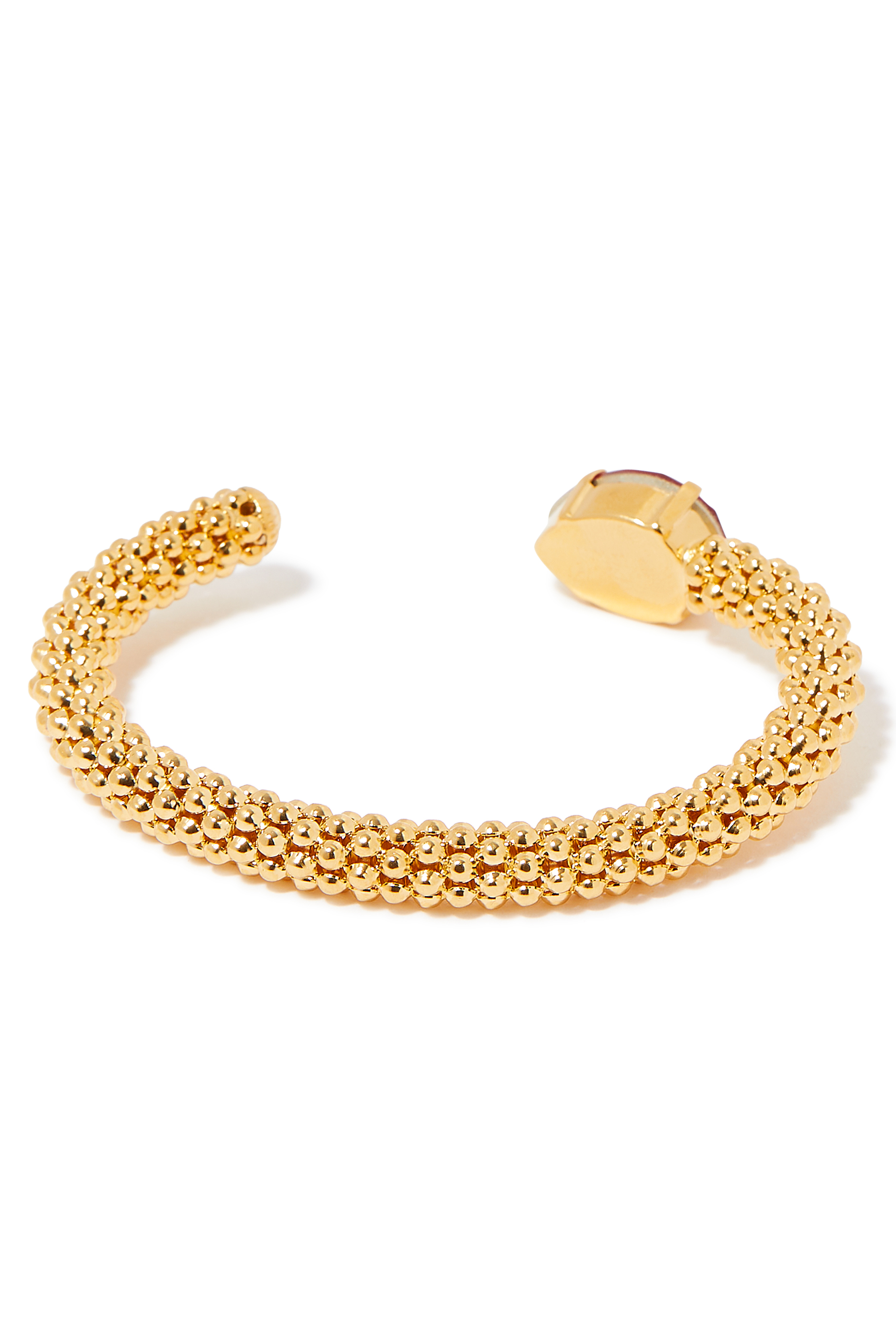 سوار كلاسيكي بتصميم حبل مرصع بالكريستال ملبيري ريد