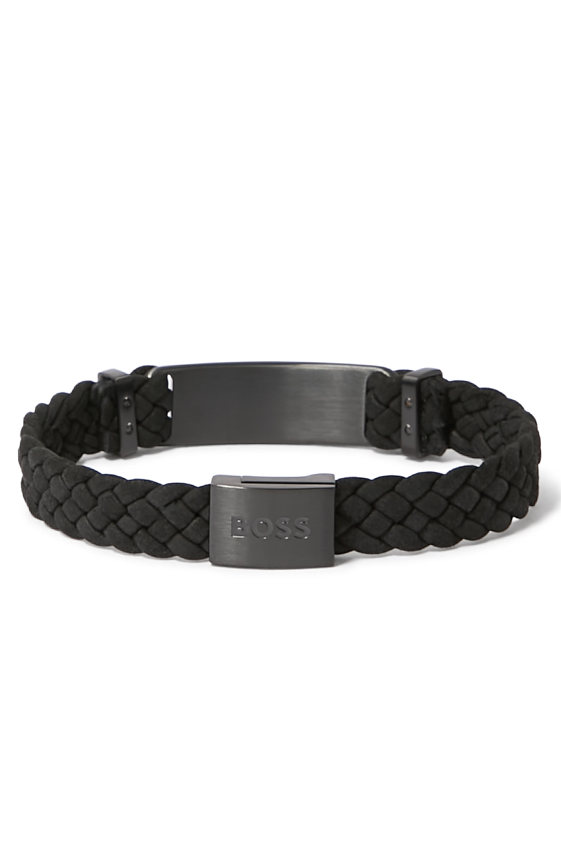 سوار بتصميم مجدول بحلية شعار الماركة شمواه