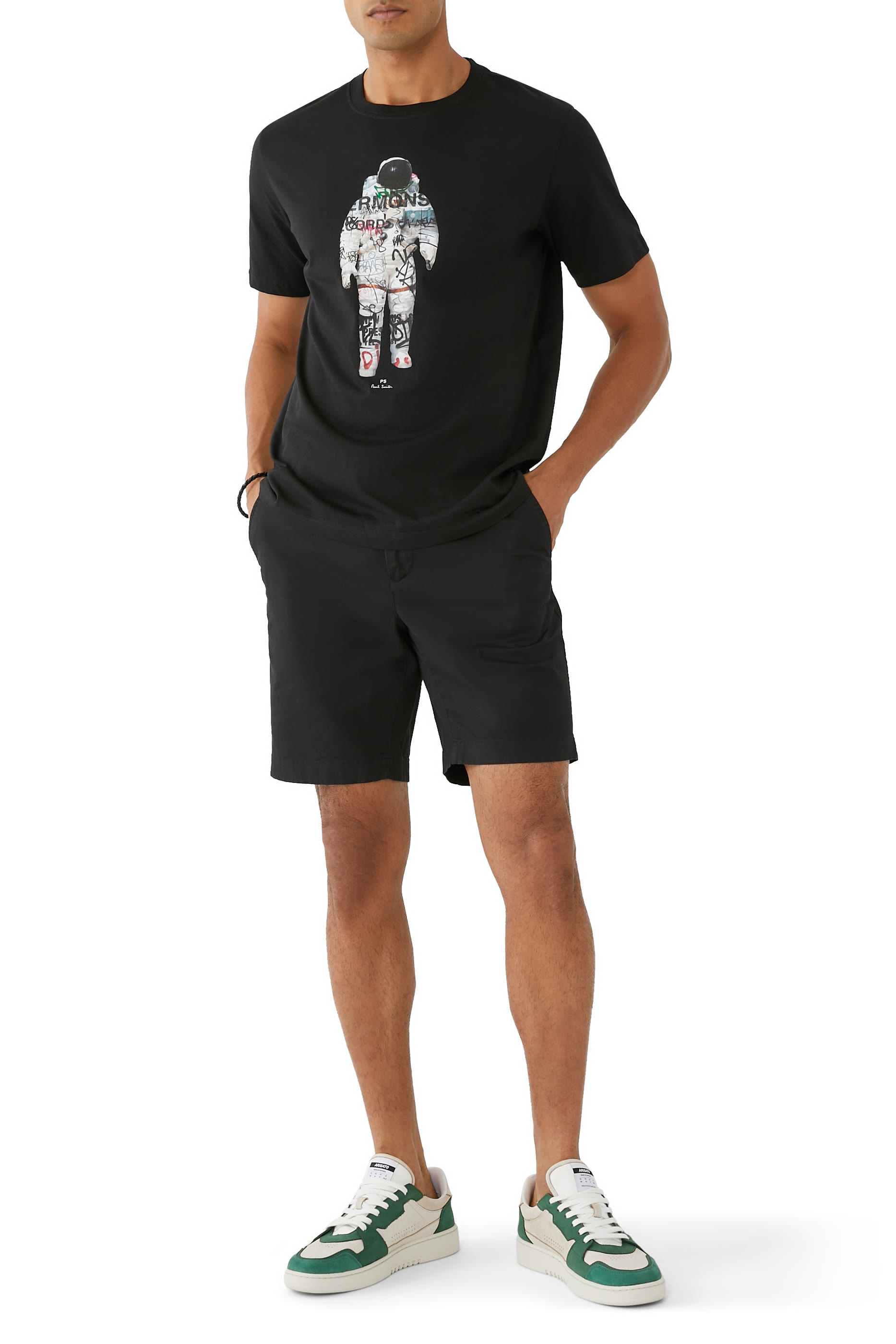 تيشيرت قطن بطبعات غرافيك