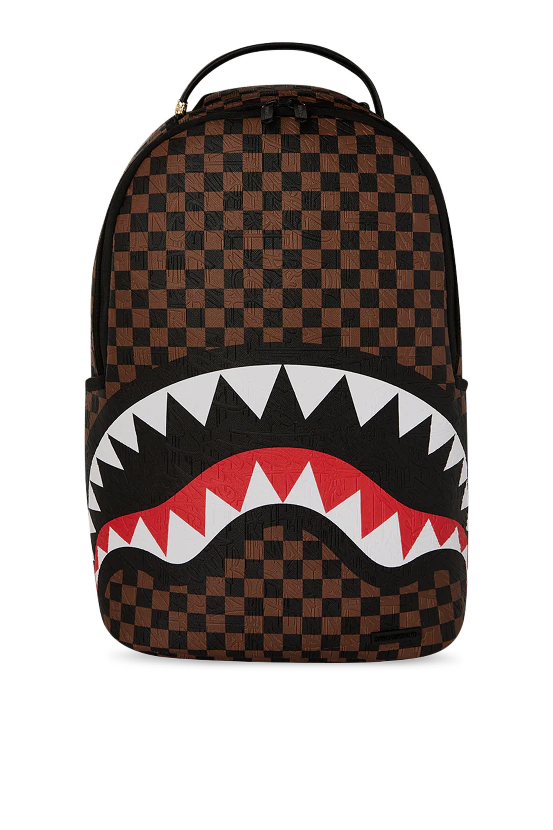 حقيبة ظهر بنقشة مربعات للأطفال