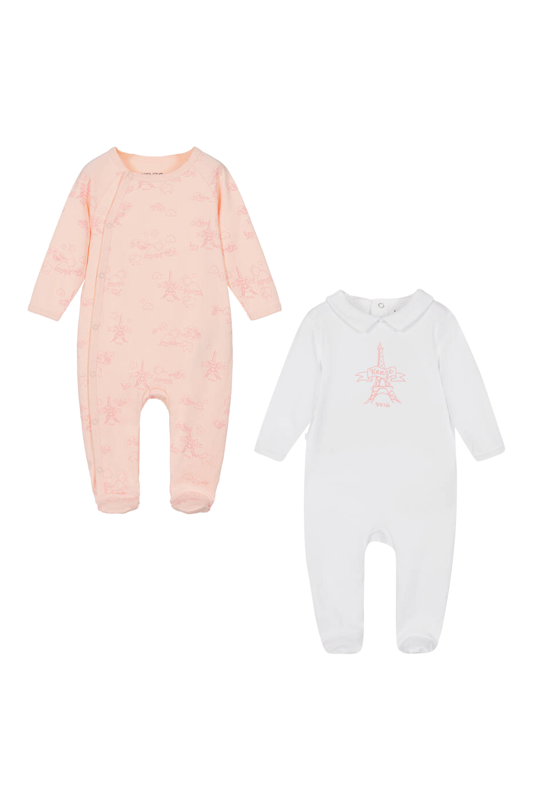 طقم هدية لباس قطعة واحدة باريس للأطفال، قطعتين