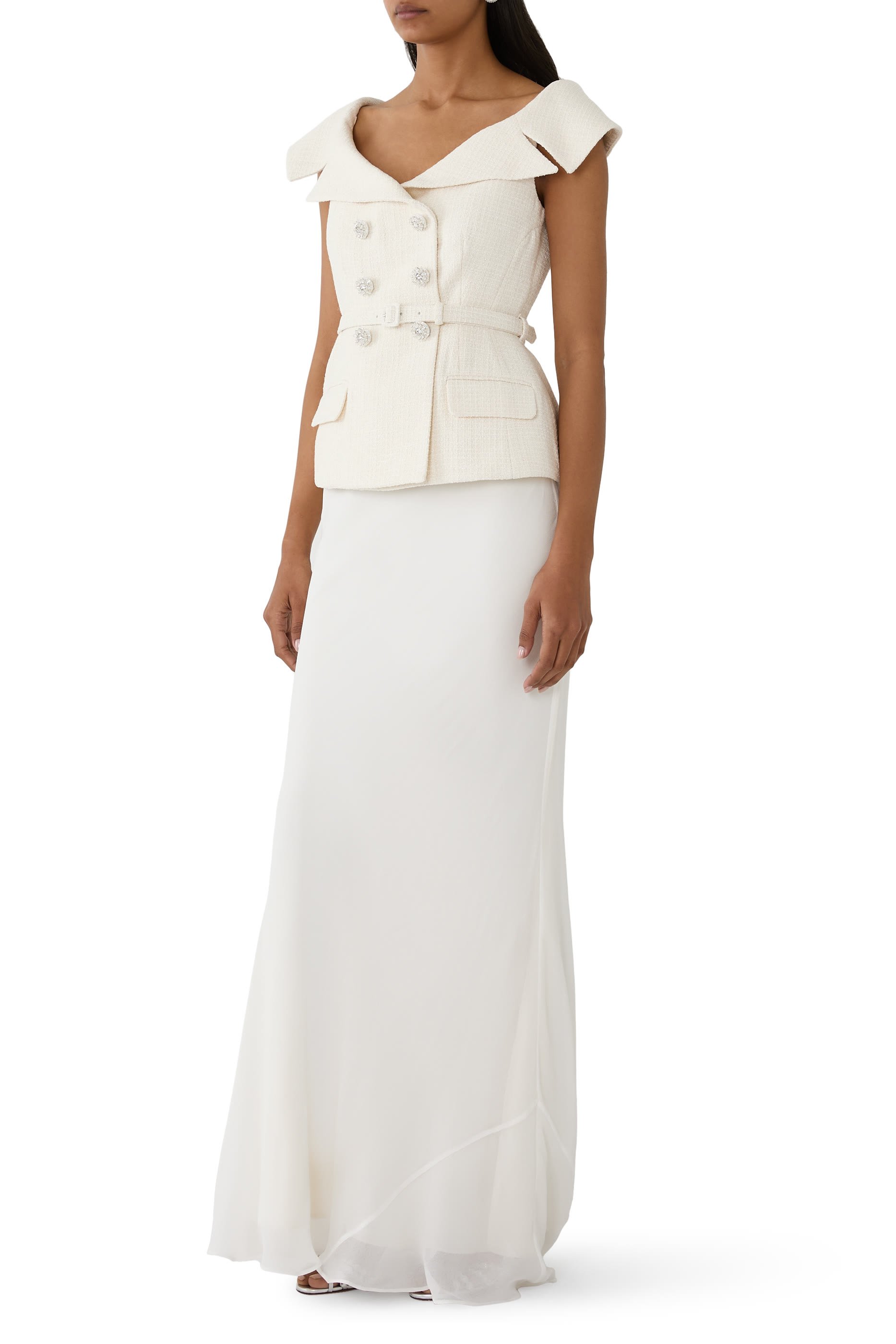 فستان طويل بوكليه