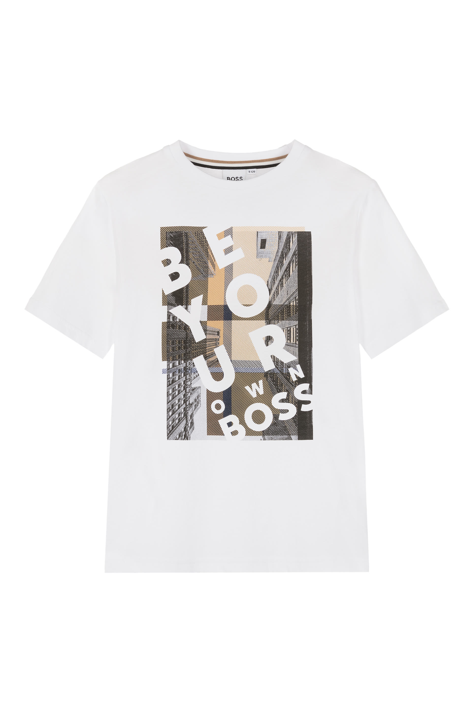 تيشيرت بشعار الماركة للأطفال