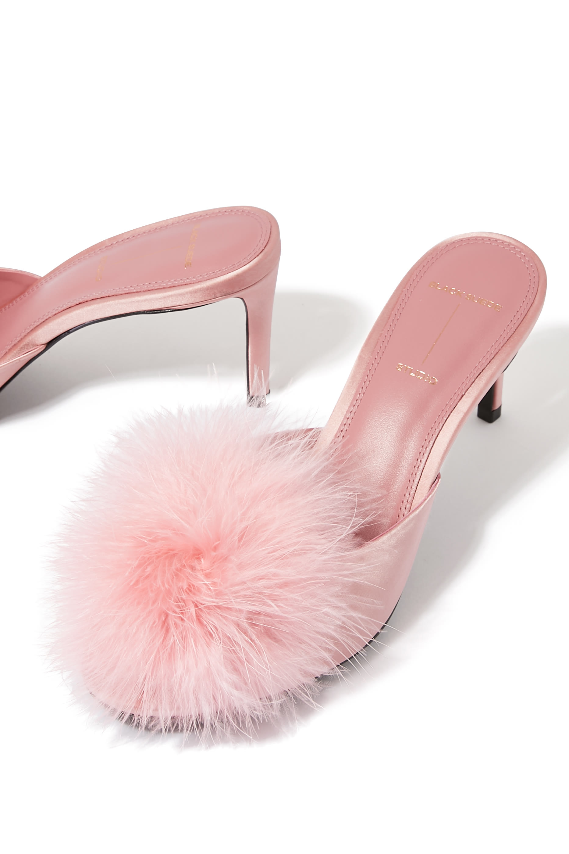 حذاء ريكا مفتوح من الخلف بكعب 65 مم ستان