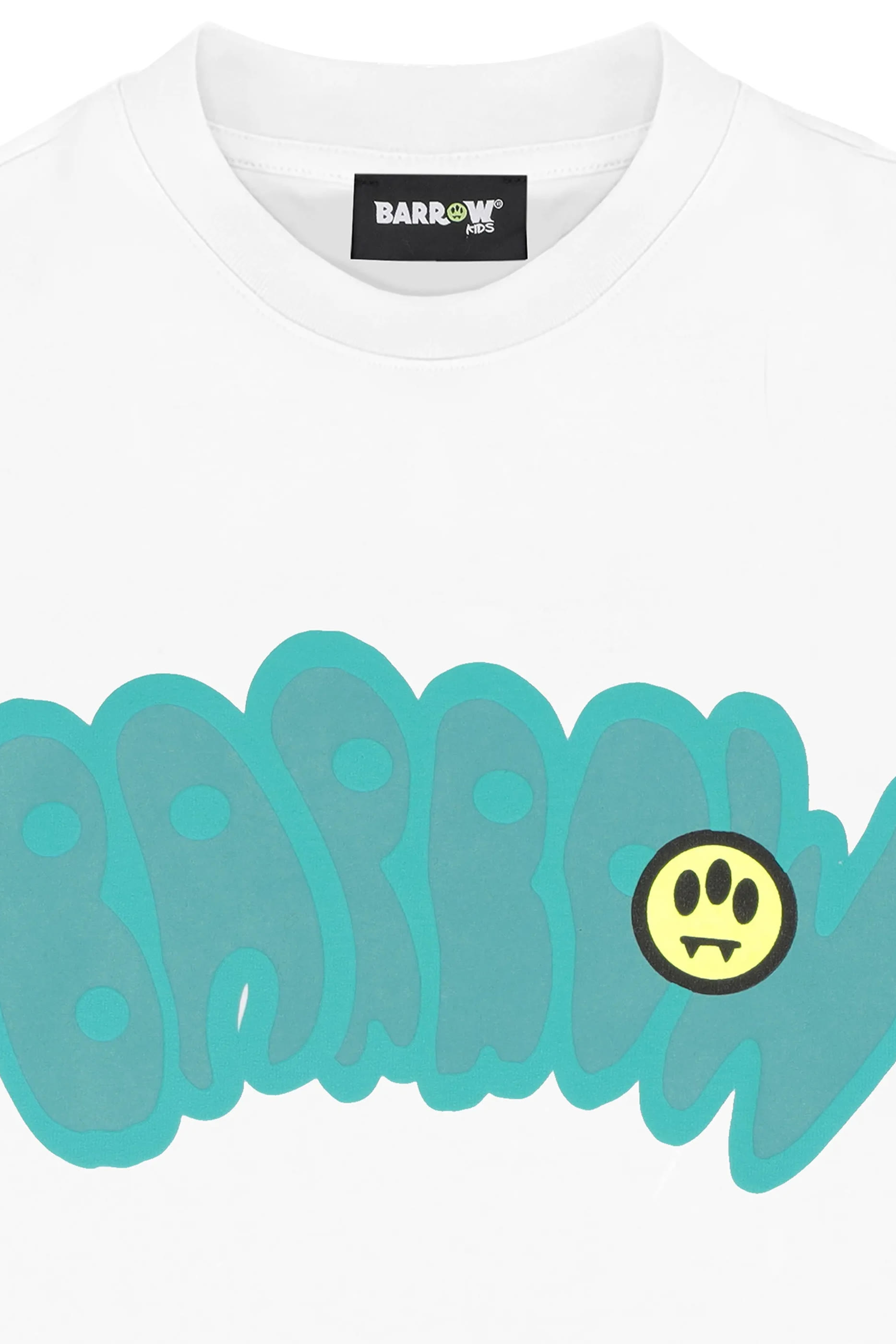 طقم شورت وتيشيرت بشعار الماركة قطن للأطفال