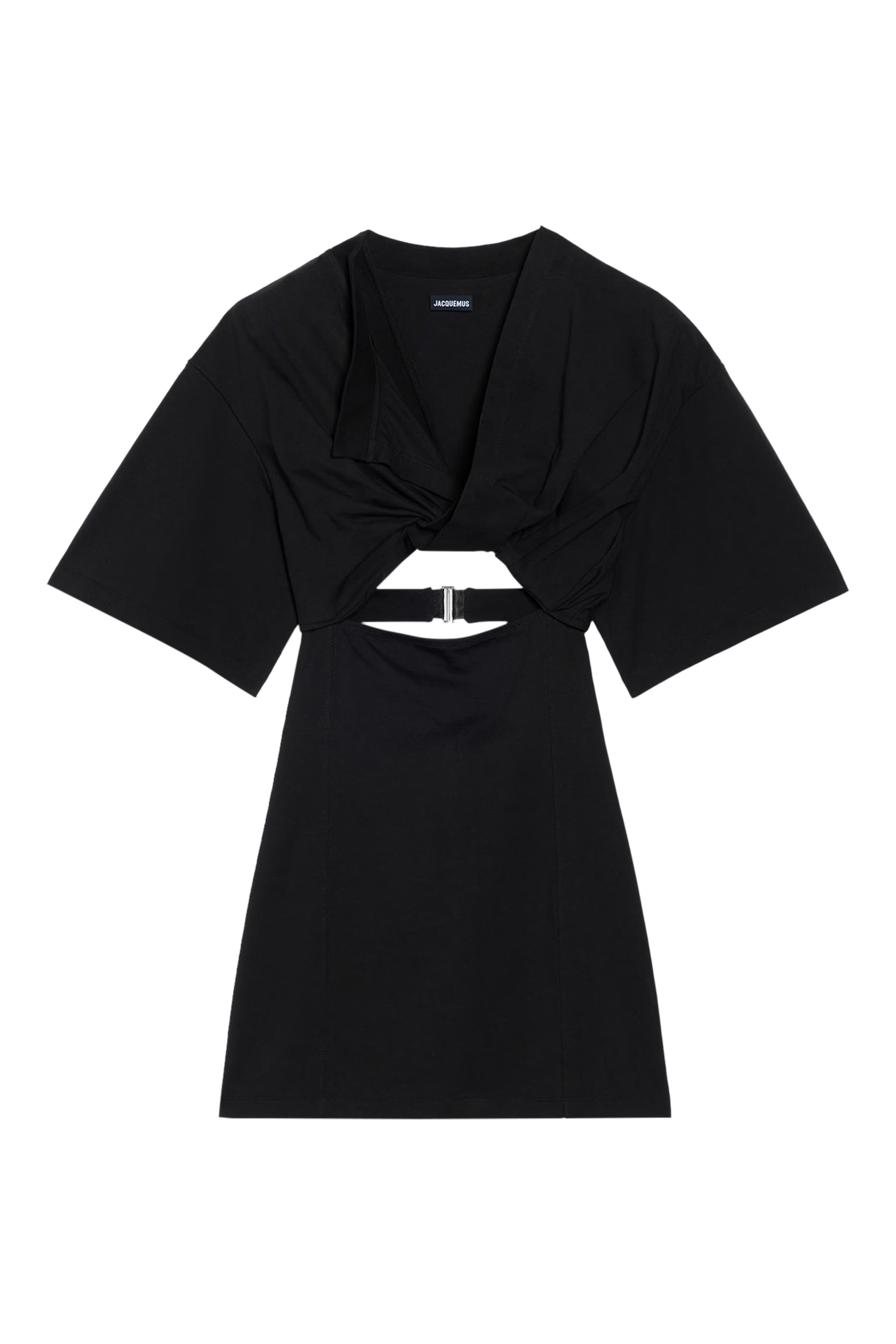 فستان باهيا قصير بتصميم ملفوف