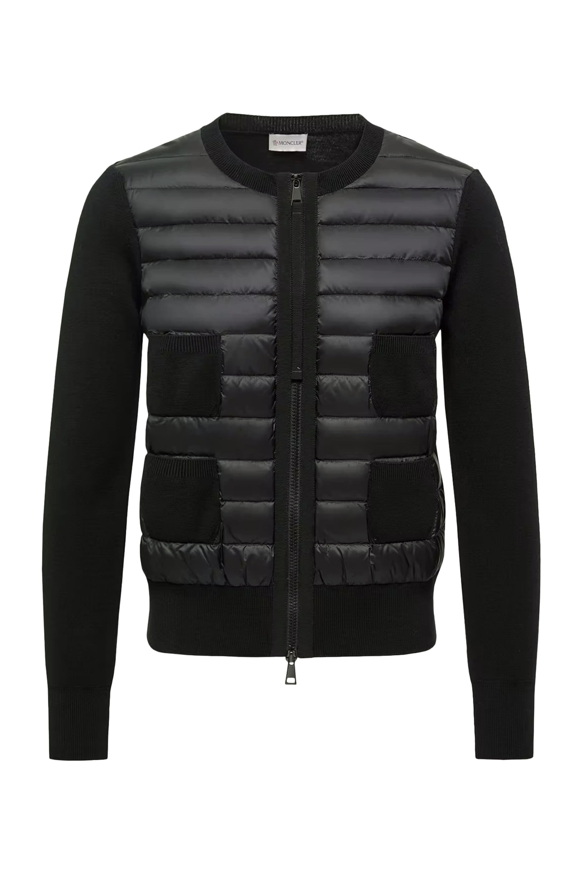 كارديجان مبطن بسحاب صوف