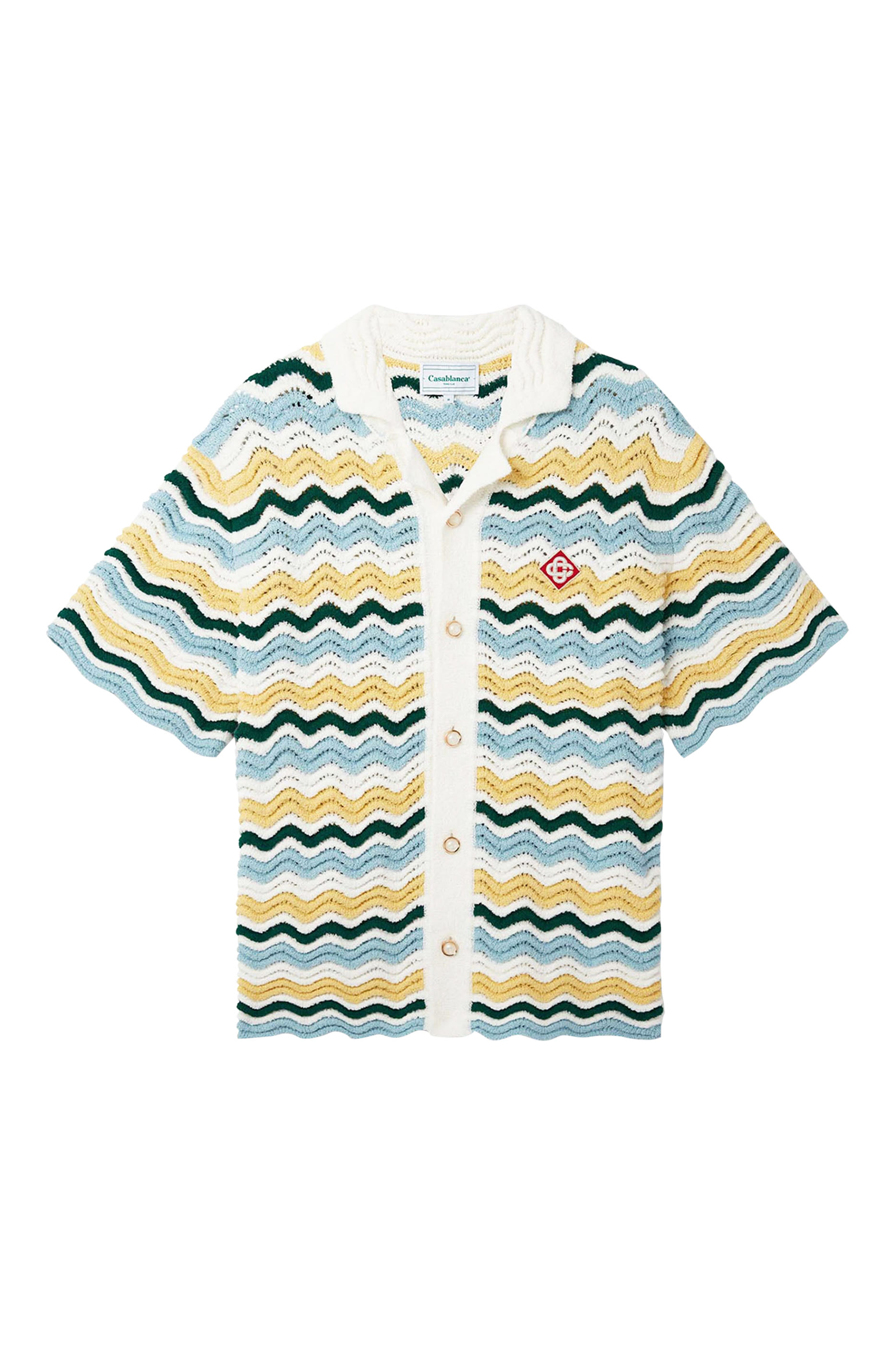 قميص بطبعة مموجة بوكليه