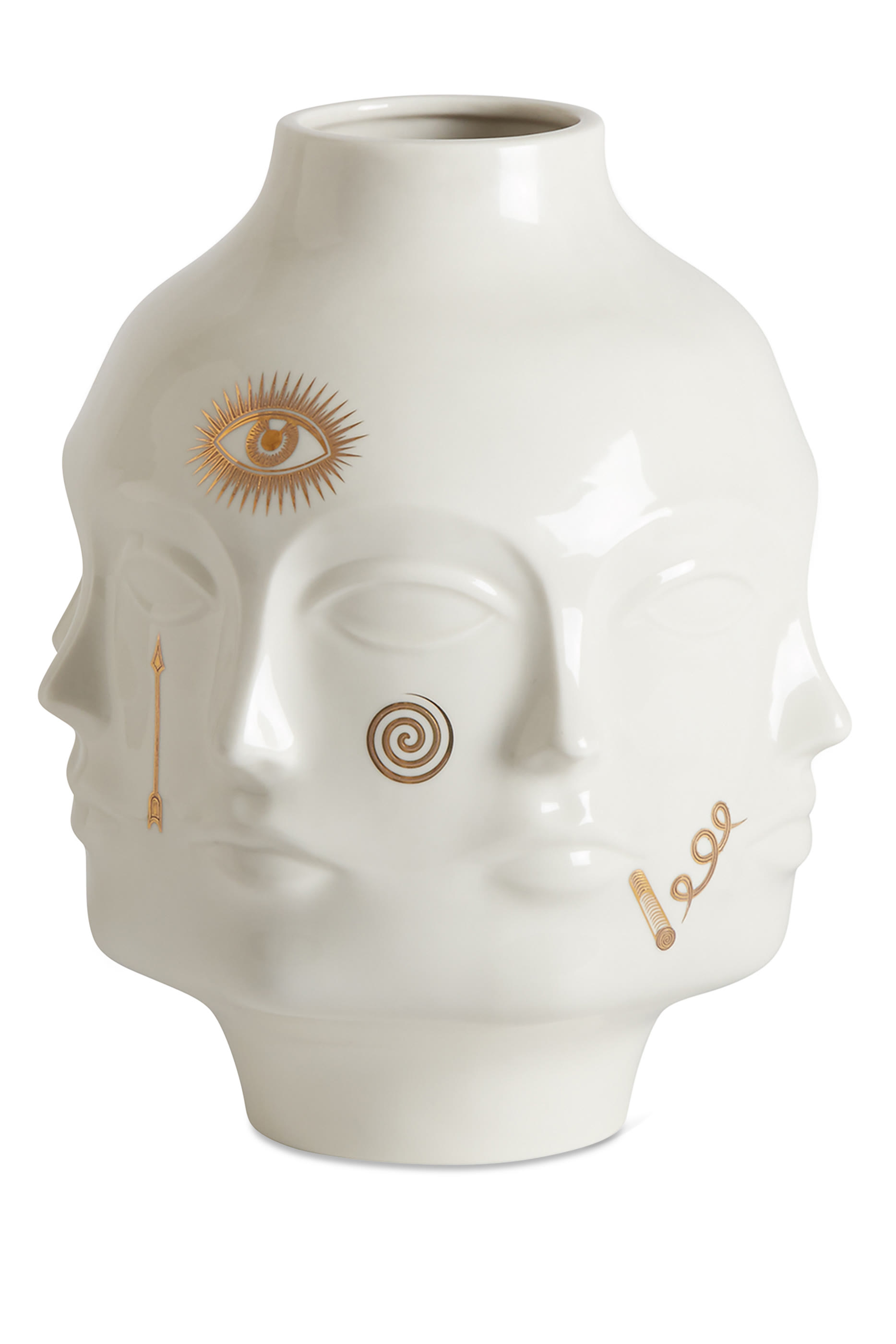 مزهرية دورا مار مطلية بالذهب