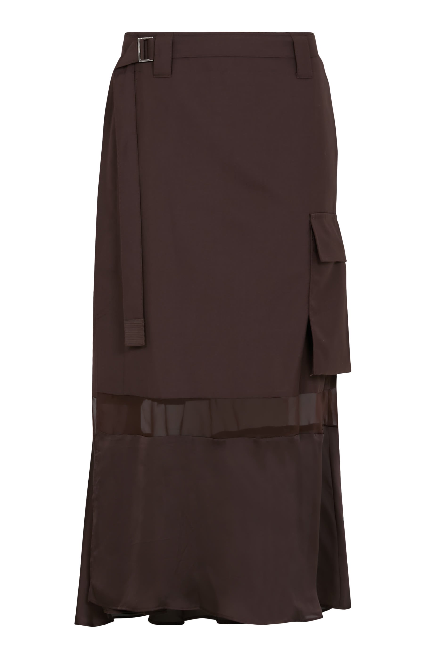 تنورة مزيج قماش بدلة