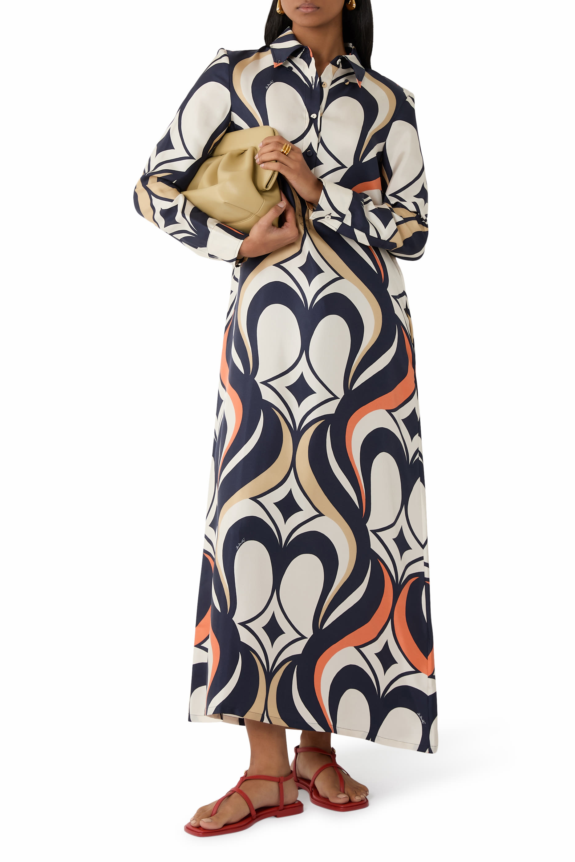 فستان سونغ بنمط قميص