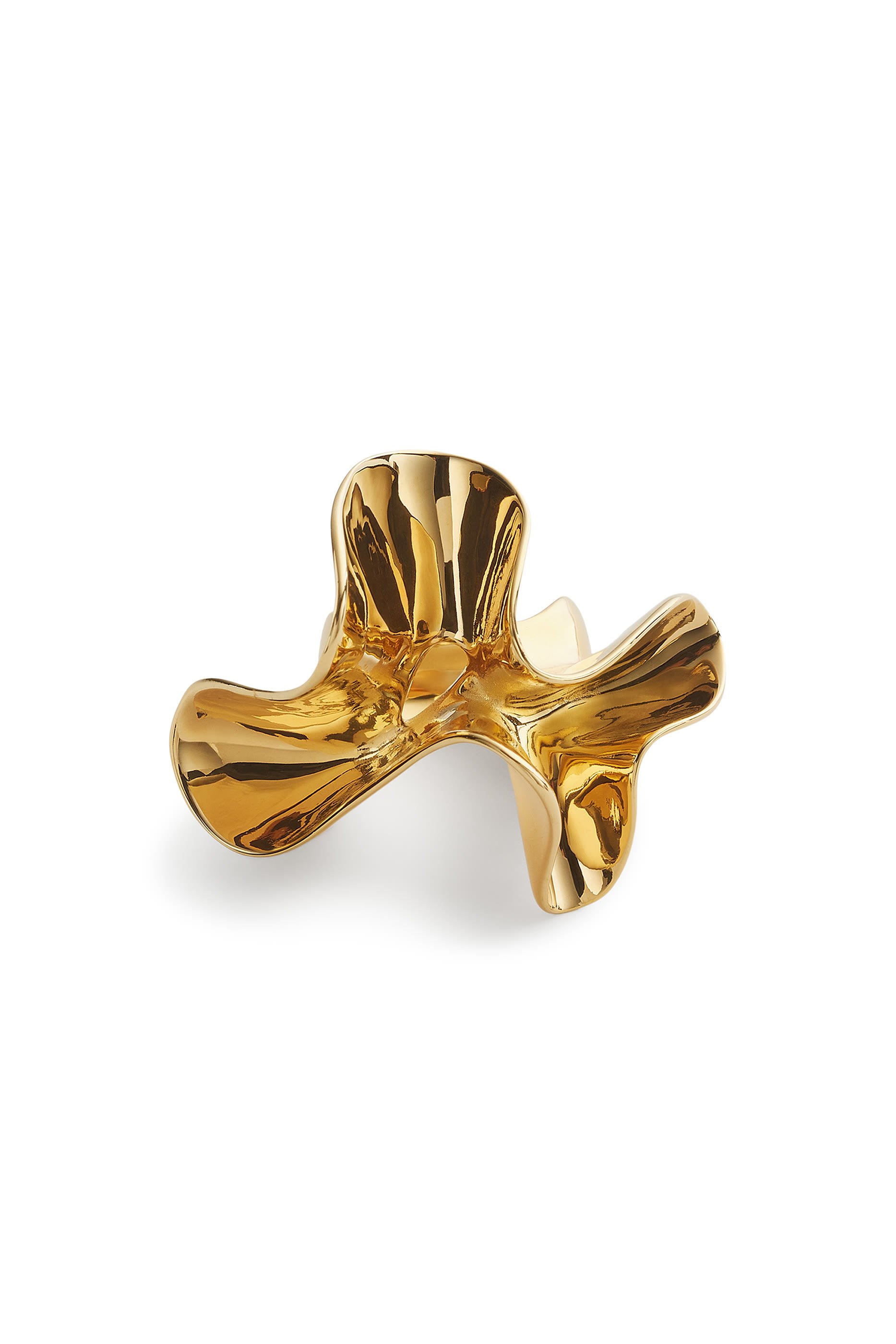 خاتم أنيمون، فضة استرلينية مطلية بذهب عيار 18