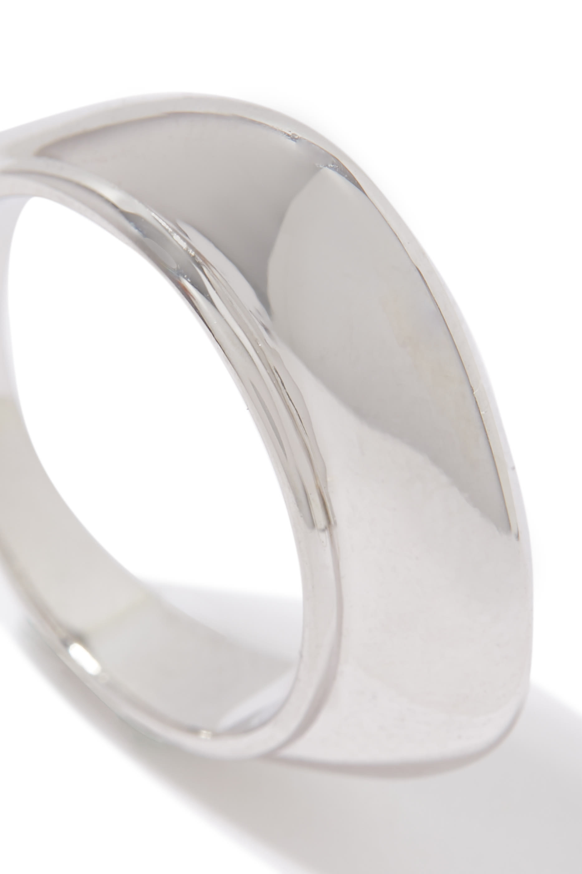 خاتم هيرا دوم بتصميم متداخل، فضة استرلينية مطلية بالروديوم