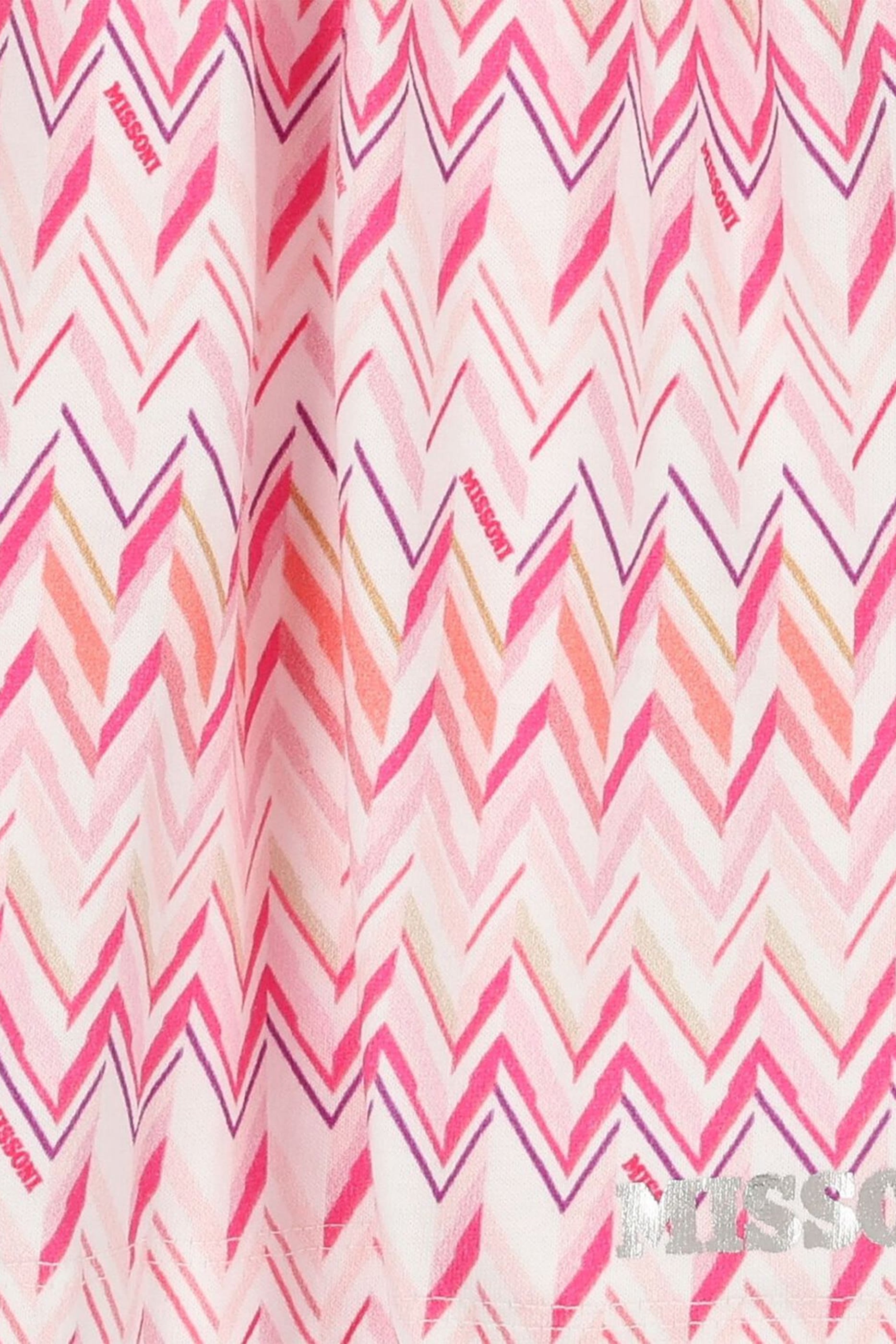 فستان بنقشة خطوط متعرجة جيرسيه للأطفال