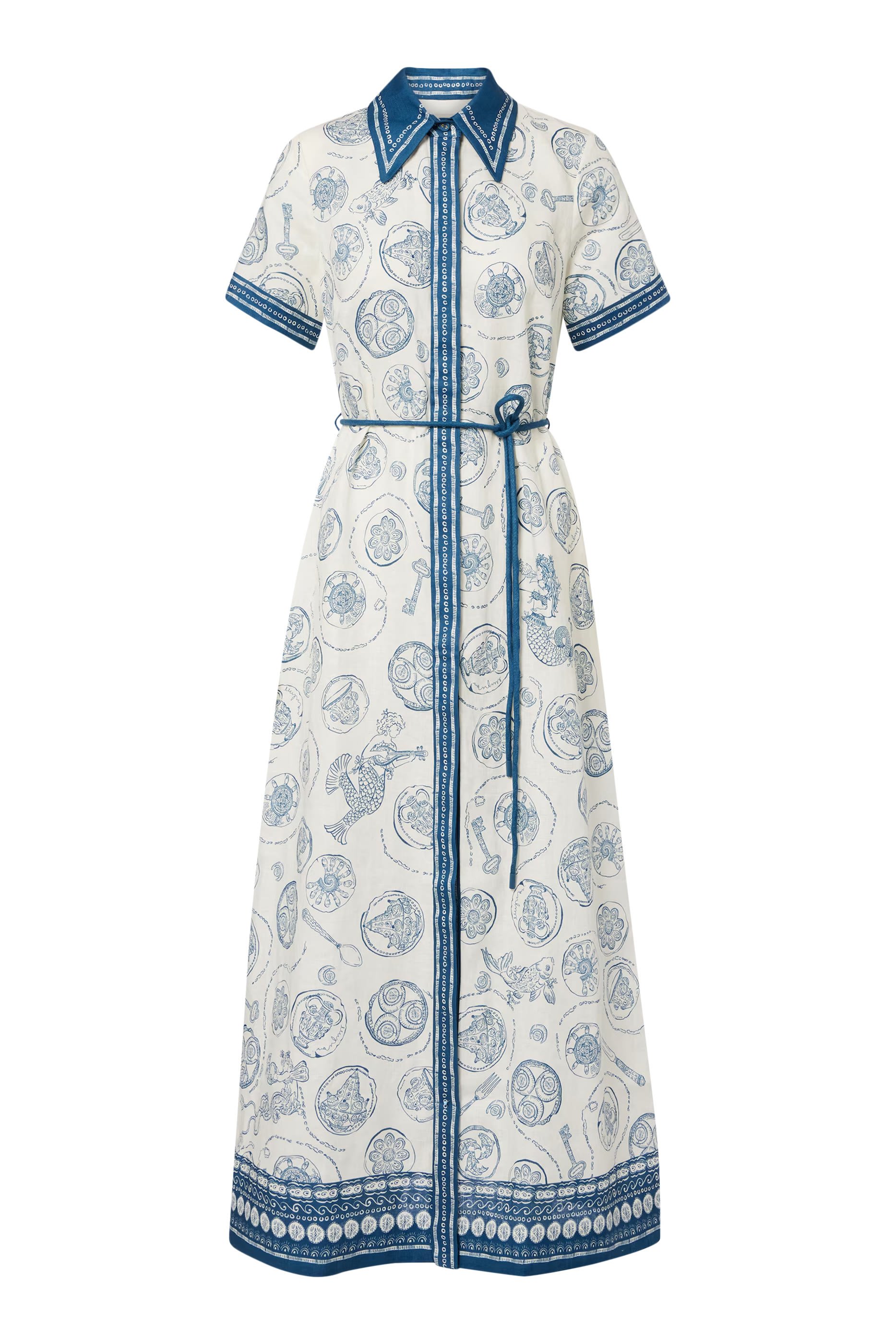 فستان لاكي بنمط قميص