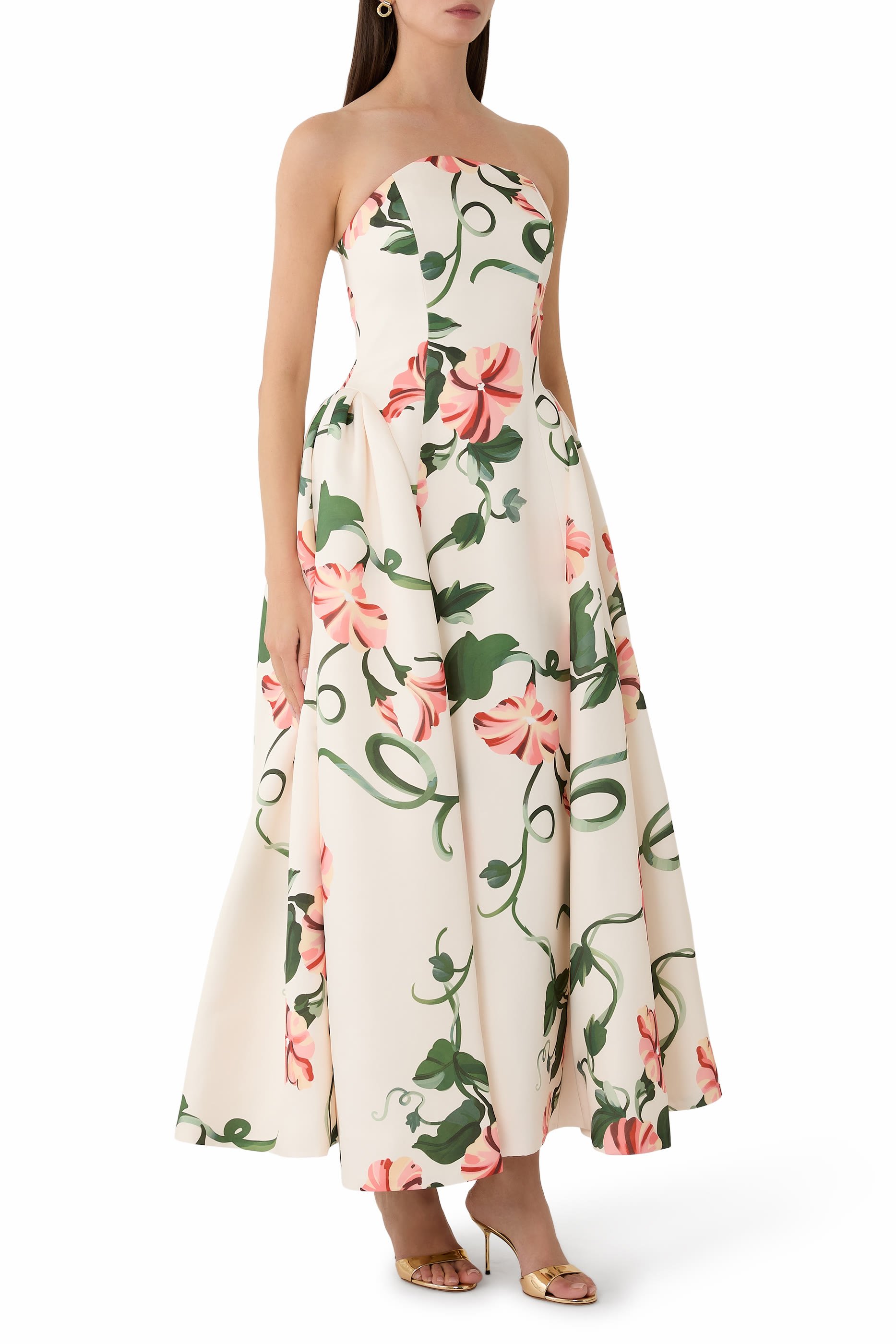 فستان فيوليت طويل بصدرية