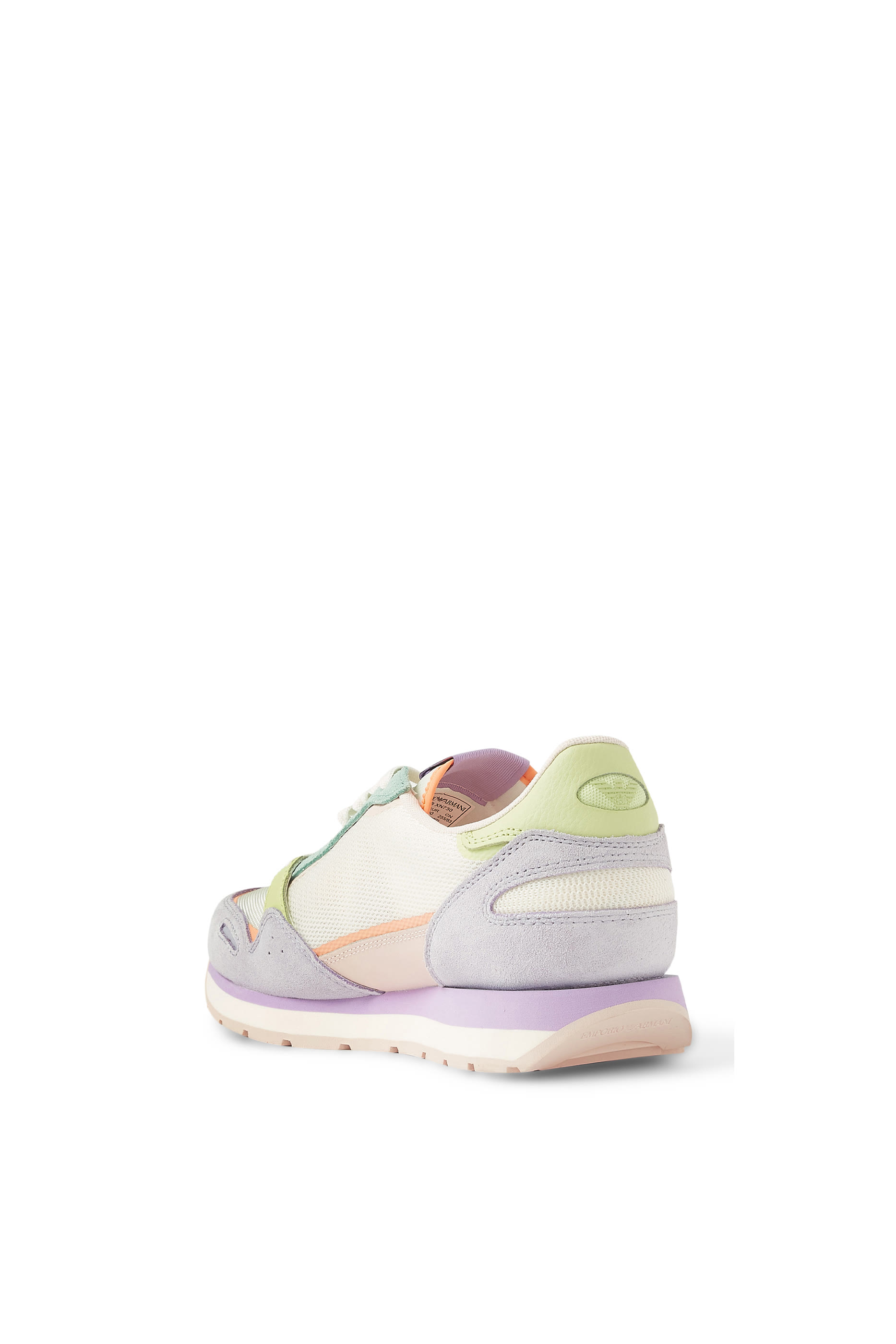 سنيكرز برقعة شعار الماركة قماش شبكي وشمواه