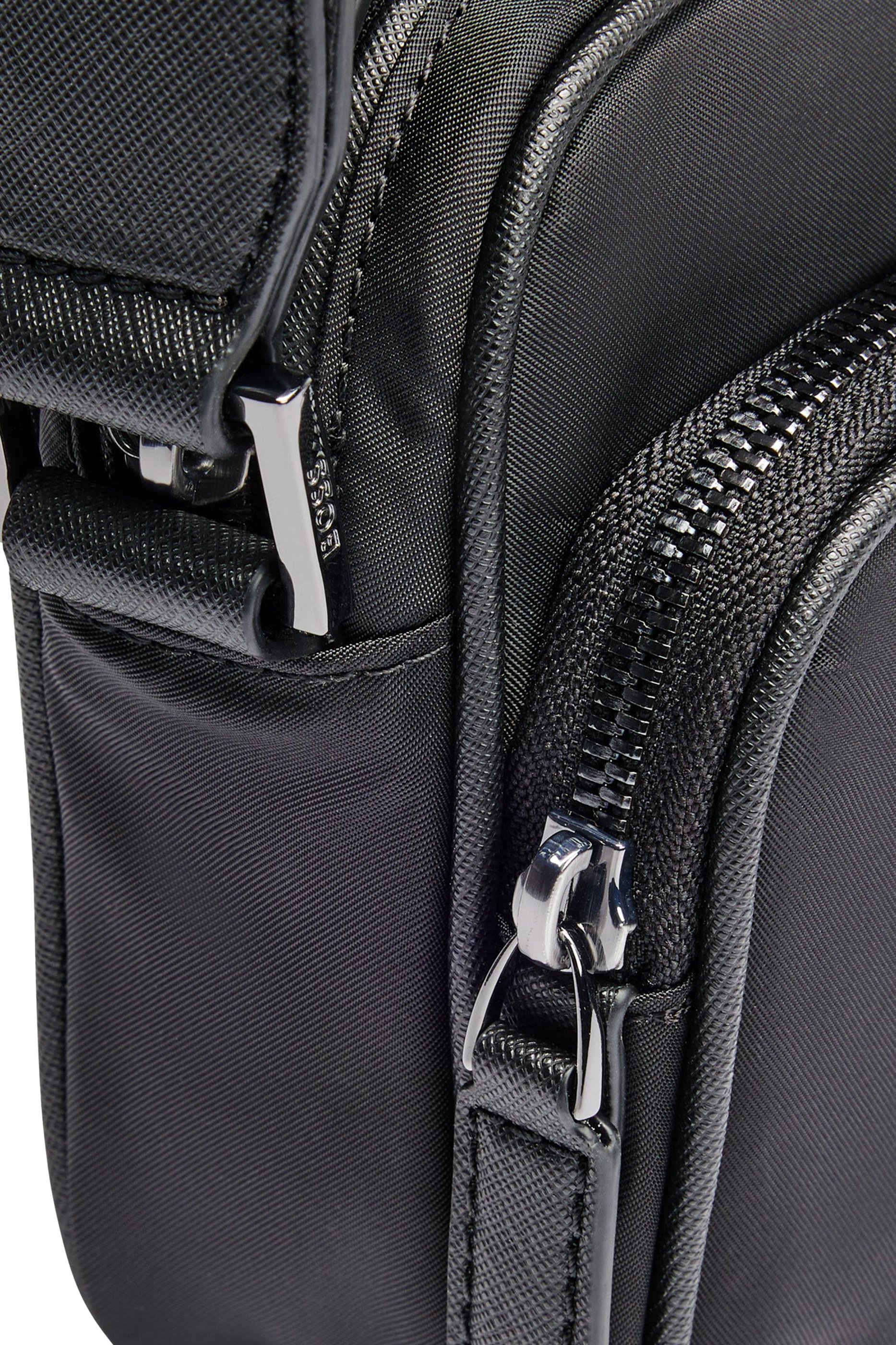 حقيبة خصر بشعار الماركة مزدوج تويل