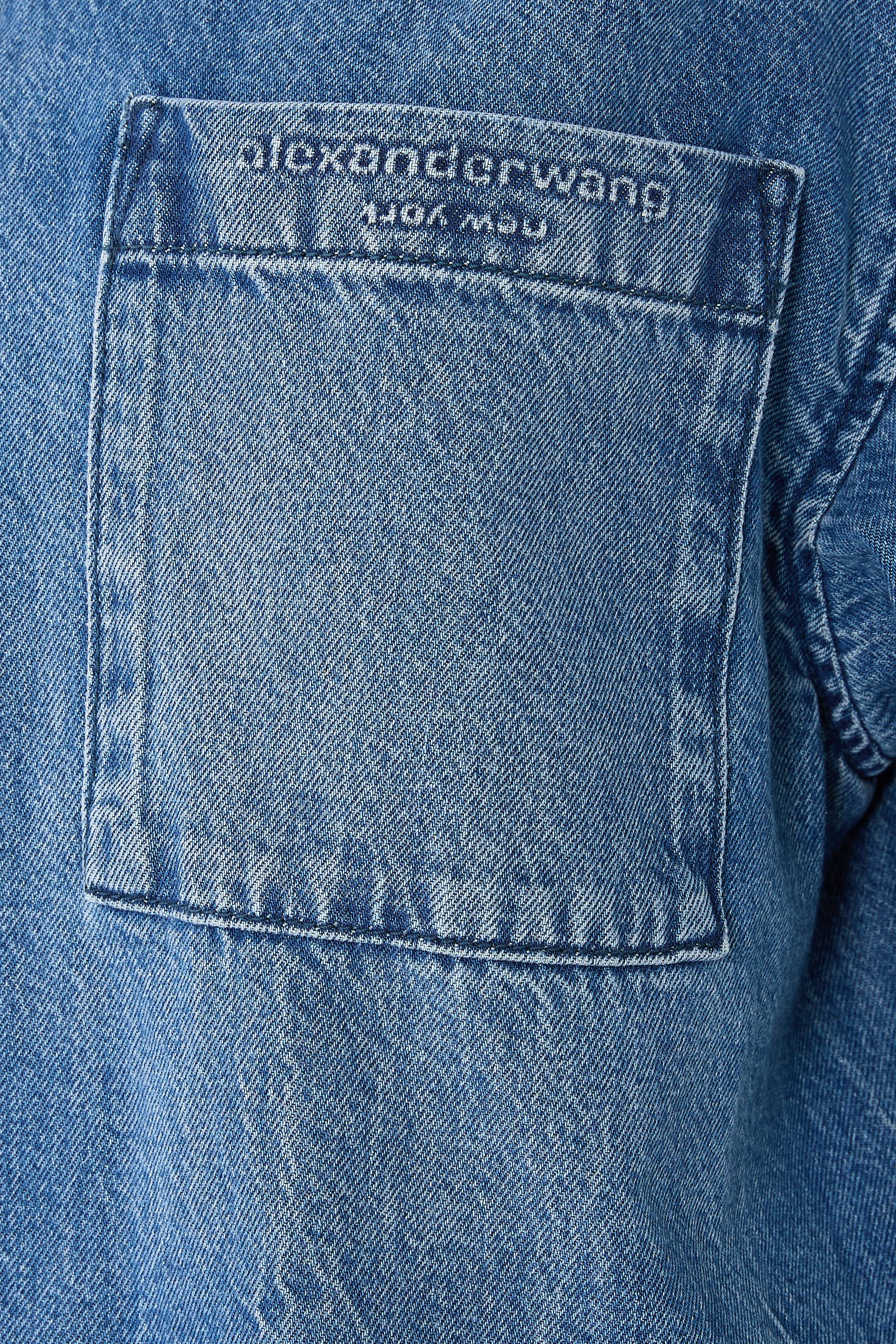 قميص دنيم قصير