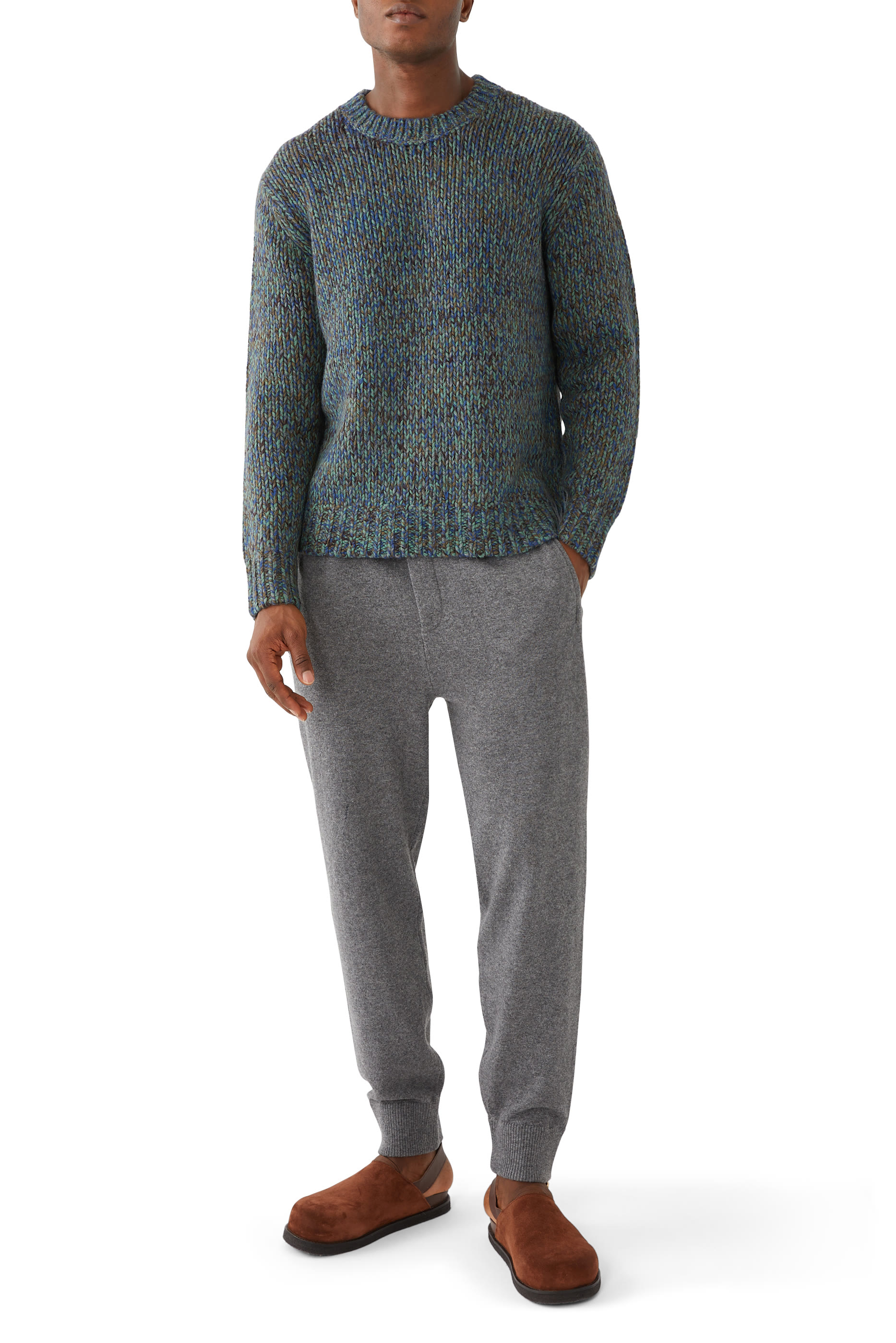 كنزة هومسبون مارلد بياقة ضيقة