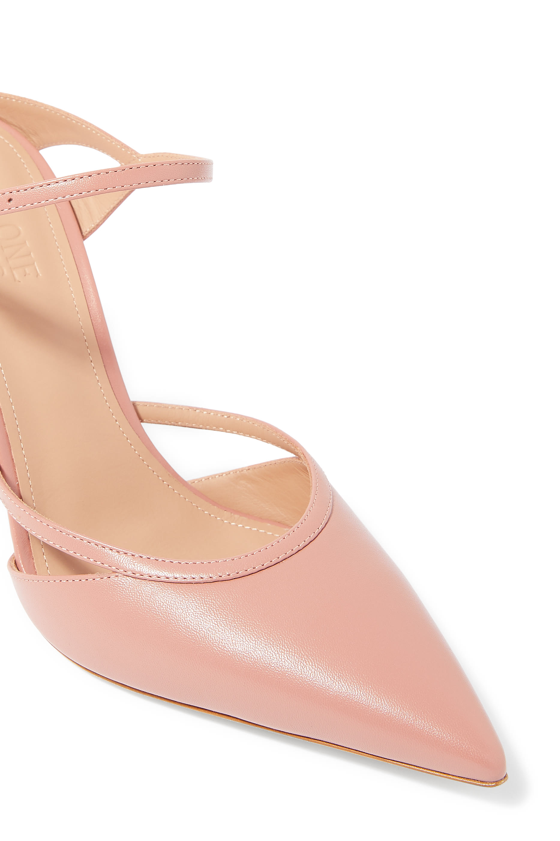 حذاء يولا 90 مفتوح من الخلف بسيور