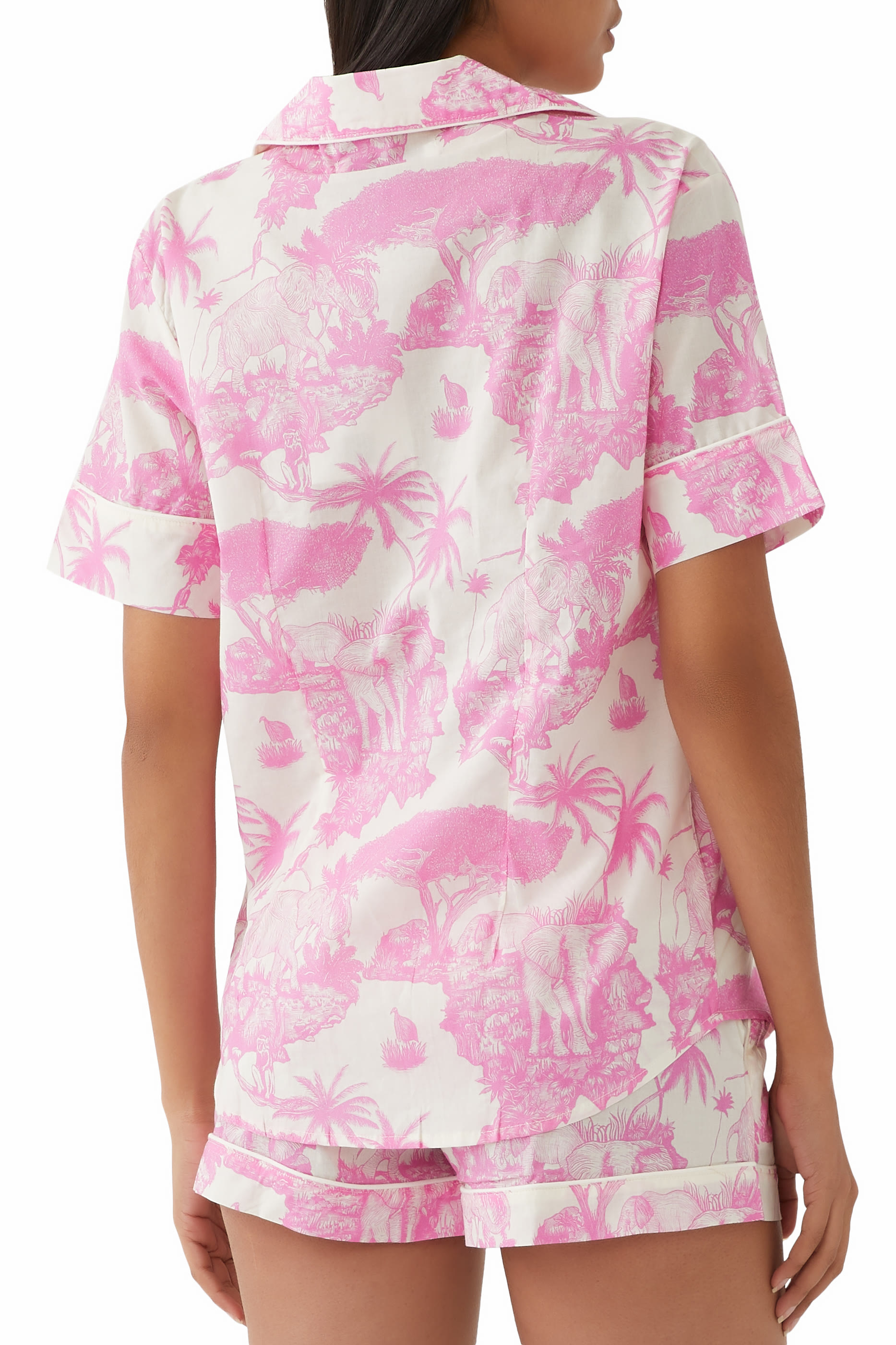 طقم بيجامة شورت قطن لوكسوندوتا